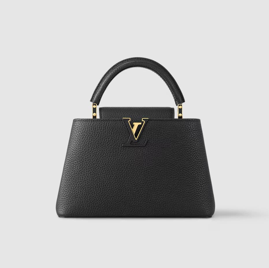 Louis Vuitton Capucines BB Taurillon Leather M24728 Black Top