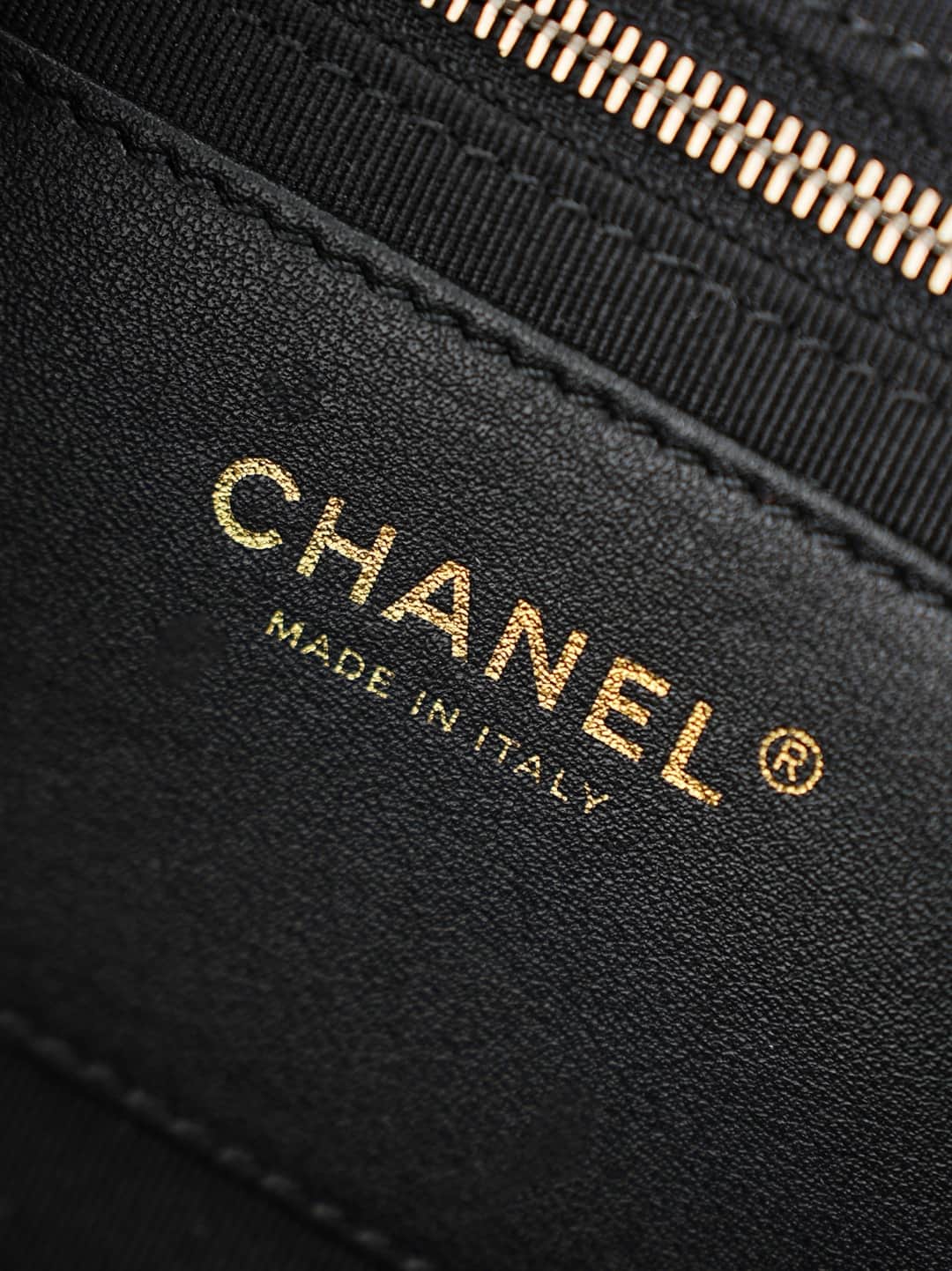 Chanel Small Business Affinity Duma Backpack Grained Calfskin&Gold-Tone Metal Black AS3531 A