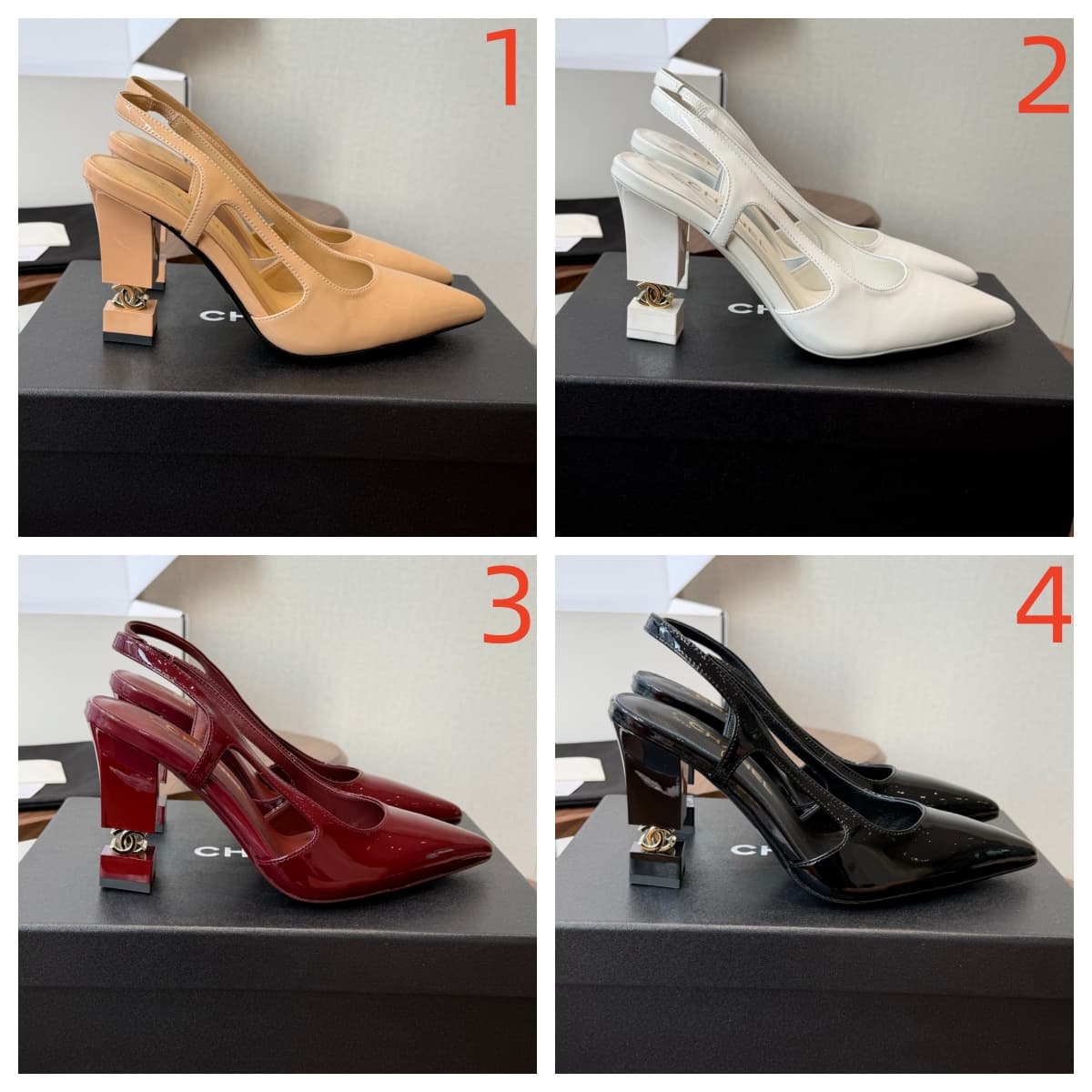 Chanel Slingback Pump Shoes Women