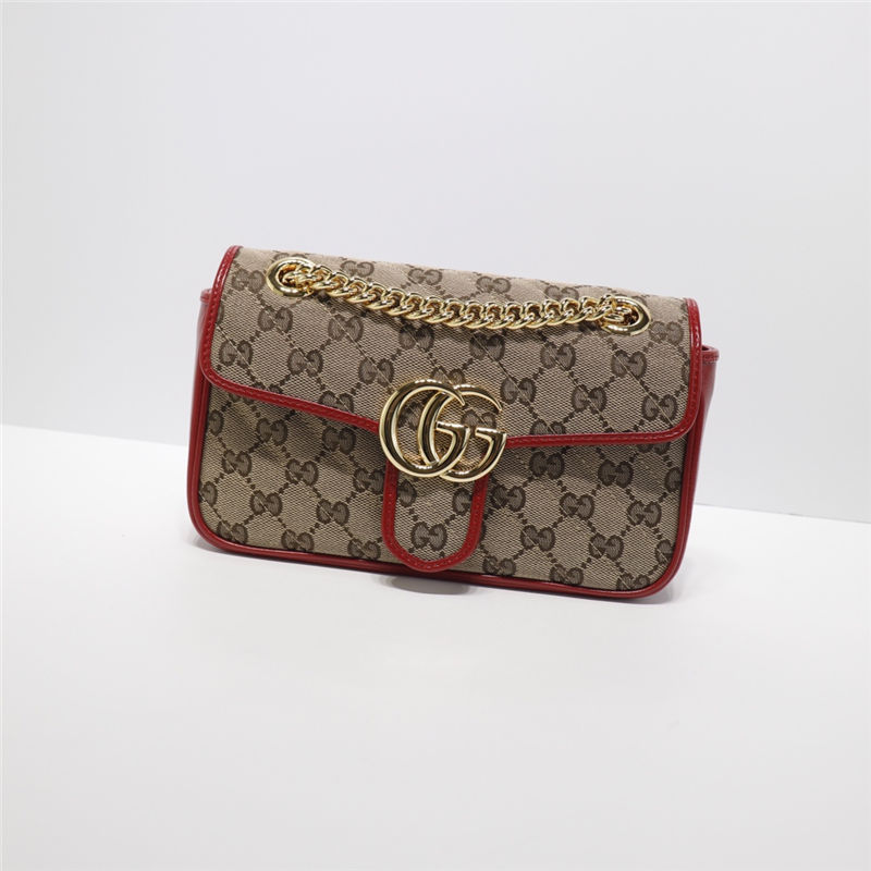 GG Marmont mini matelassé shoulder bag original canvas 446744 High