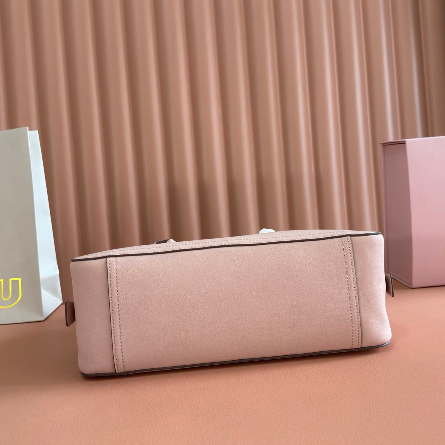 Miu Miu Vivant nappa leather bag Power Pink 5bb199 TOP