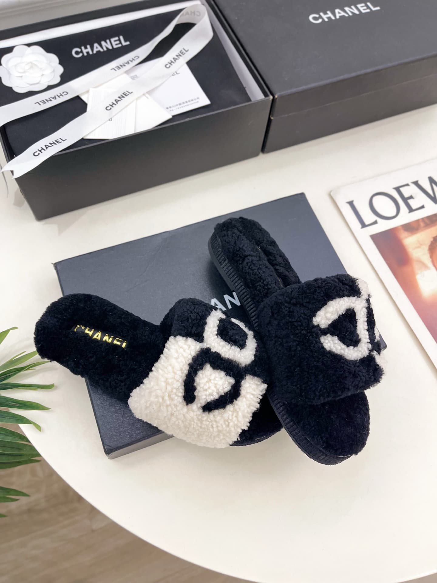 Chanel Slide Sandal Shoes Women