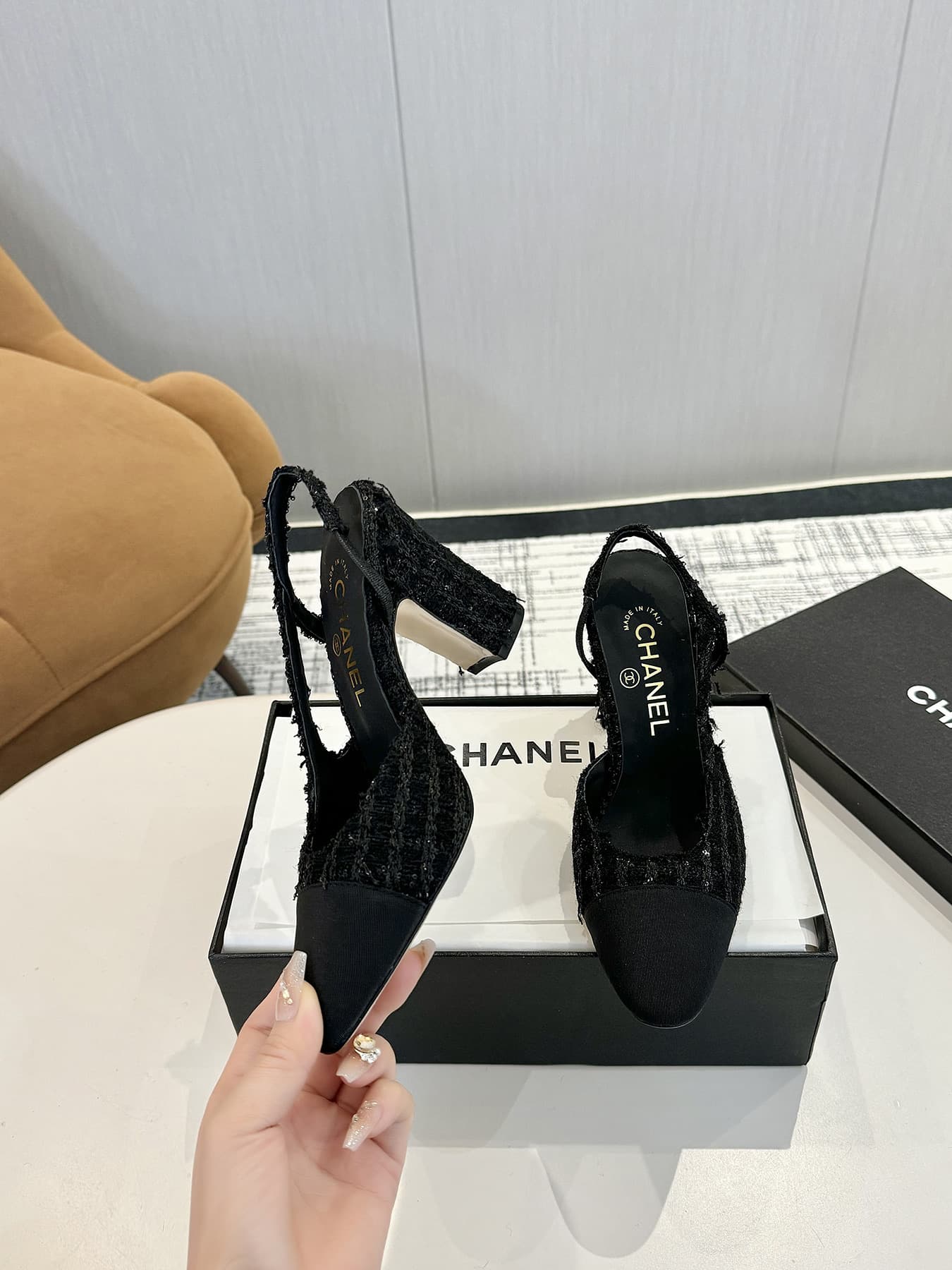 Chanel Slingback Pumps Women