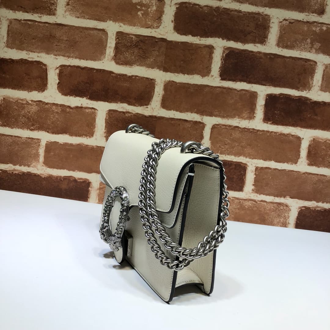 Dionysus Leather mini Bag 421970 White High