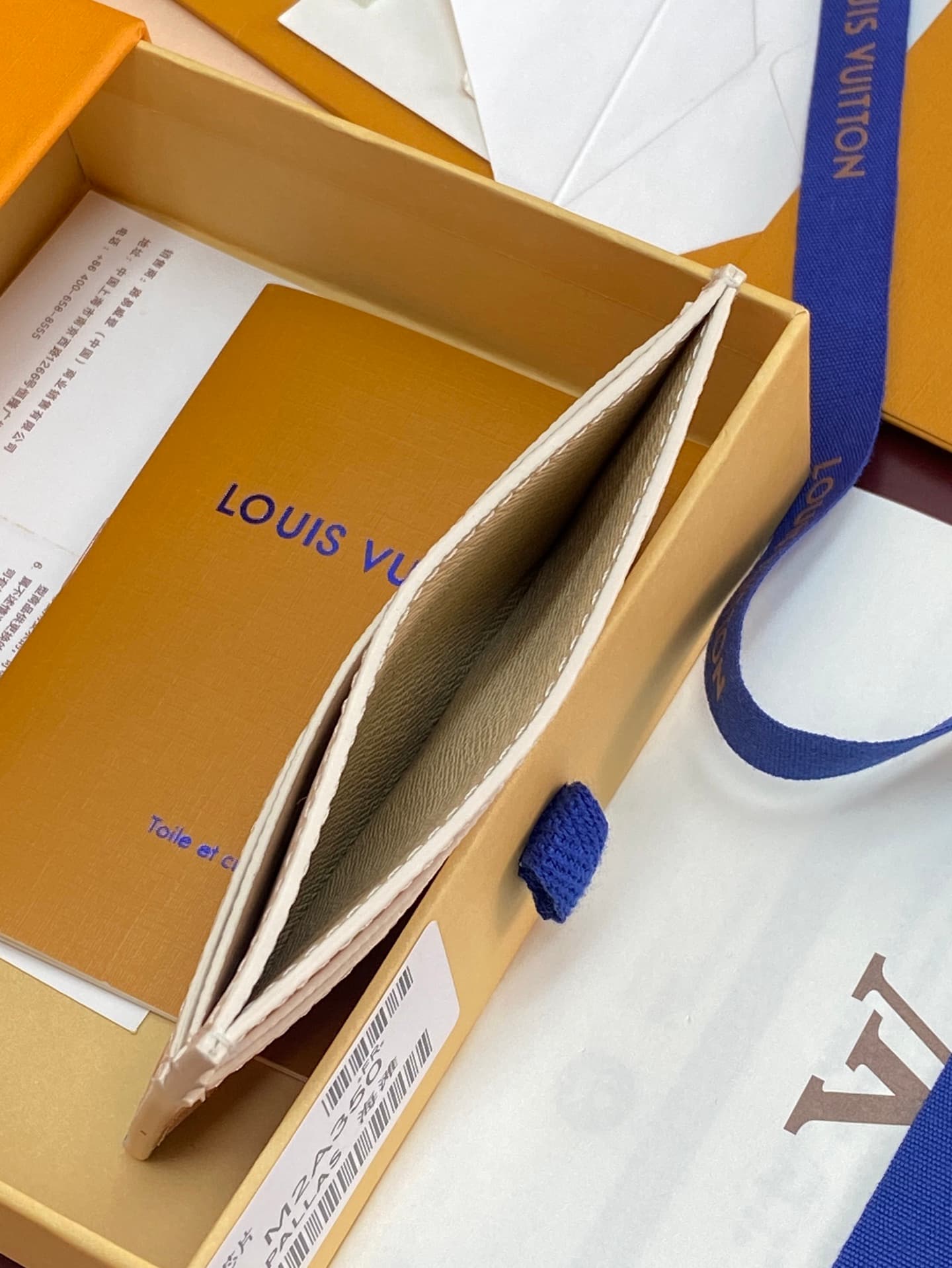 Louis Vuitton Double Card Holder Beach Sand Monogram coated canvas M2A350 High
