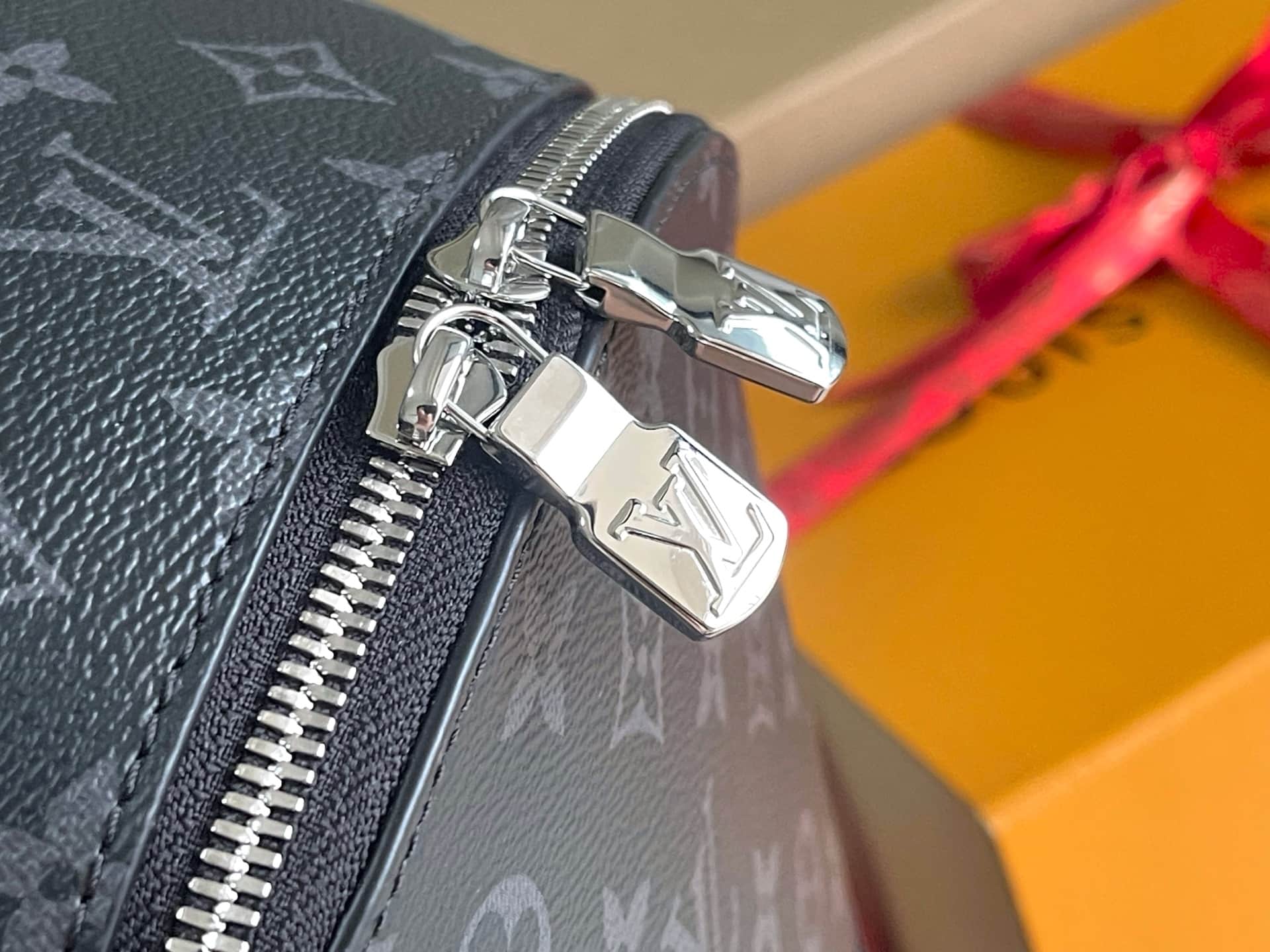Louis Vuitton Discovery Slim Backpack Monogram Eclipse coated canvas M14020 TOP