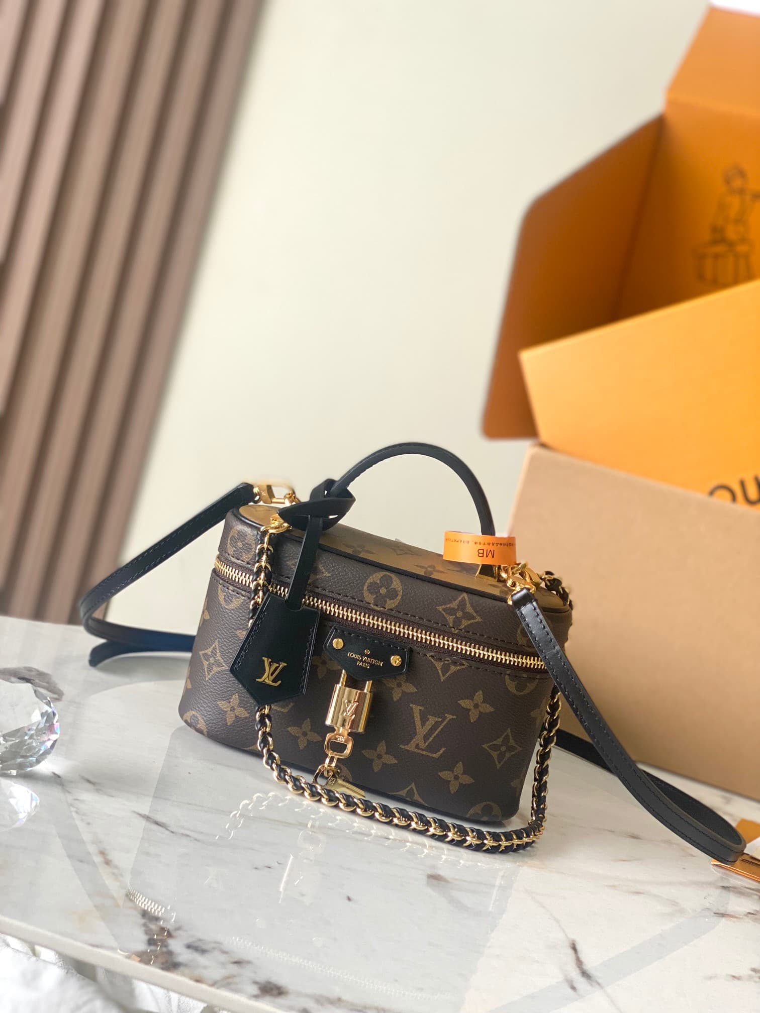 Louis Vuitton Vanity Chain Pouch Monogram coated canvas M47125 TOP