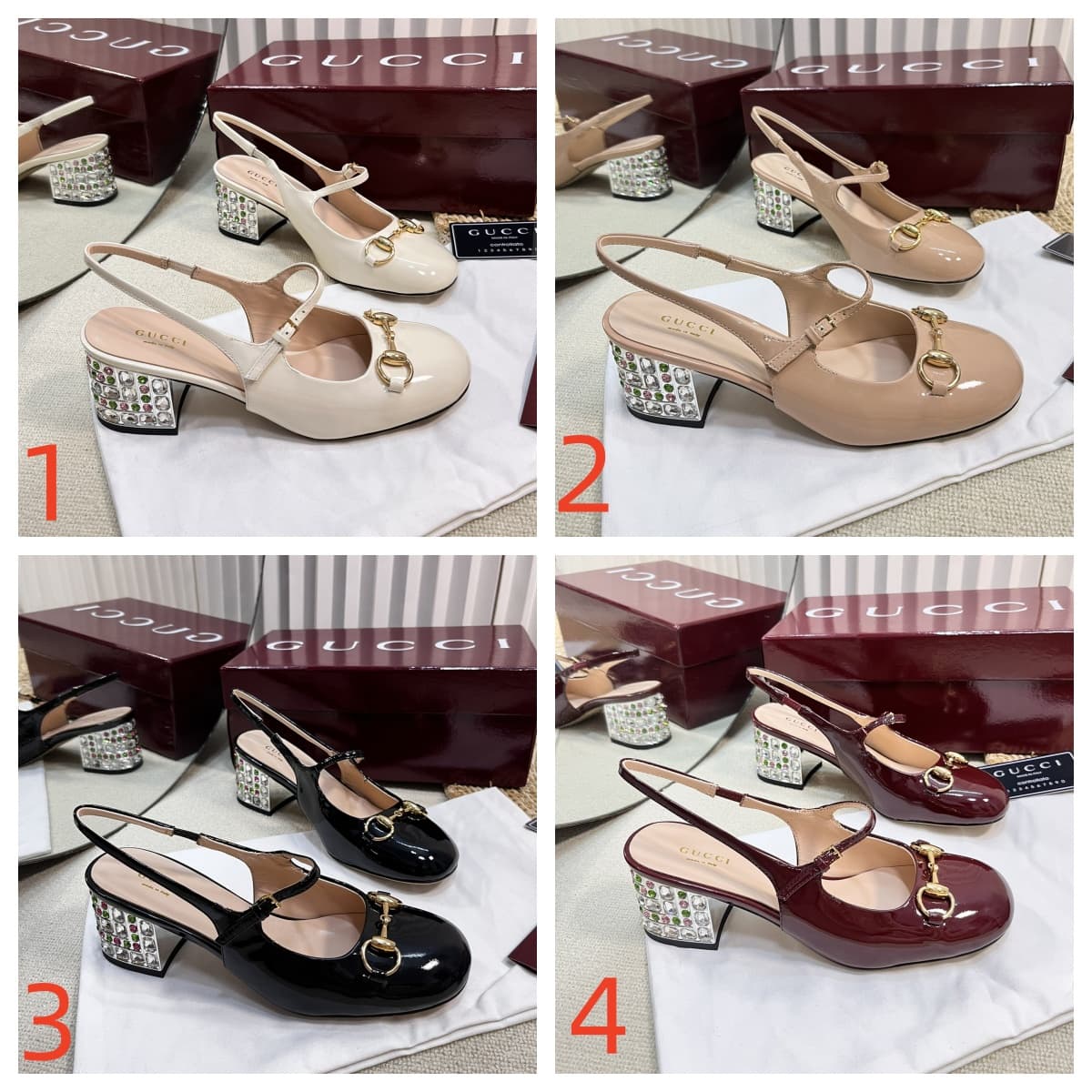 Gucci Horsebit Slingback Pump Shoes Women