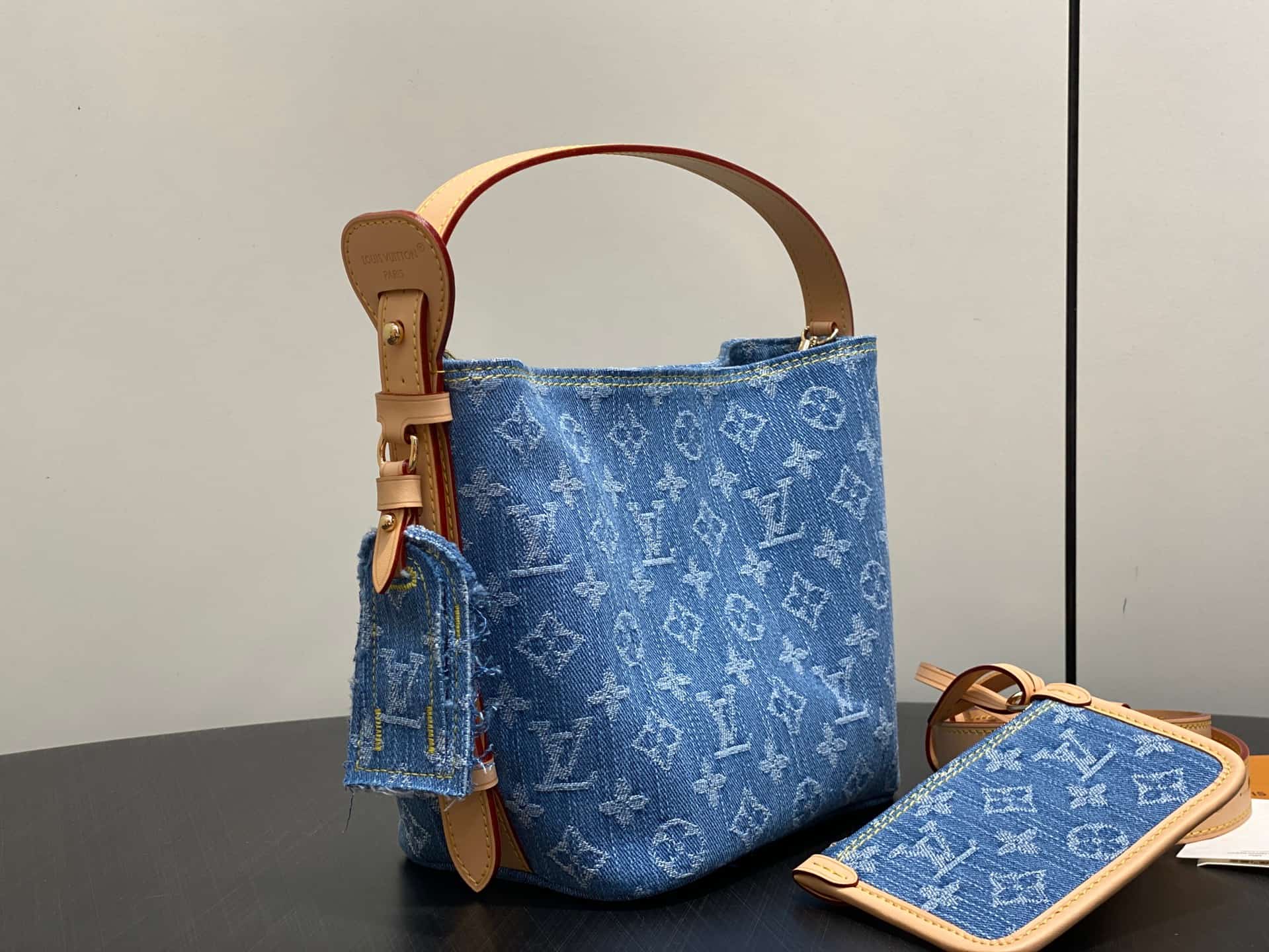 Louis Vuitton All In BB Monogram Blue Denim M28107 High