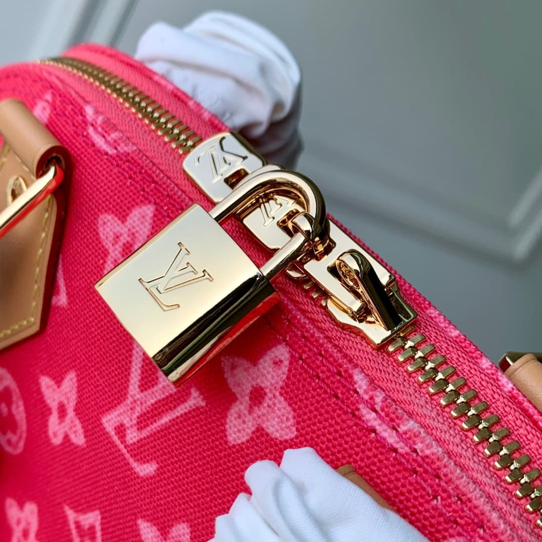 Louis Vuitton Alma BB handbag Monogram canvas in Fuchsia M28272 high