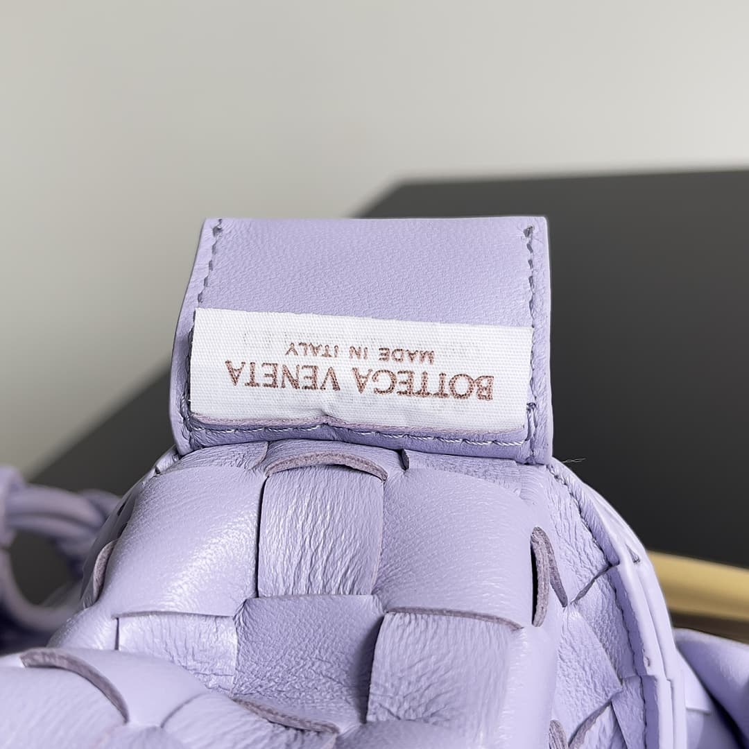 BV Sardine Small Intrecciato Lilac TOP