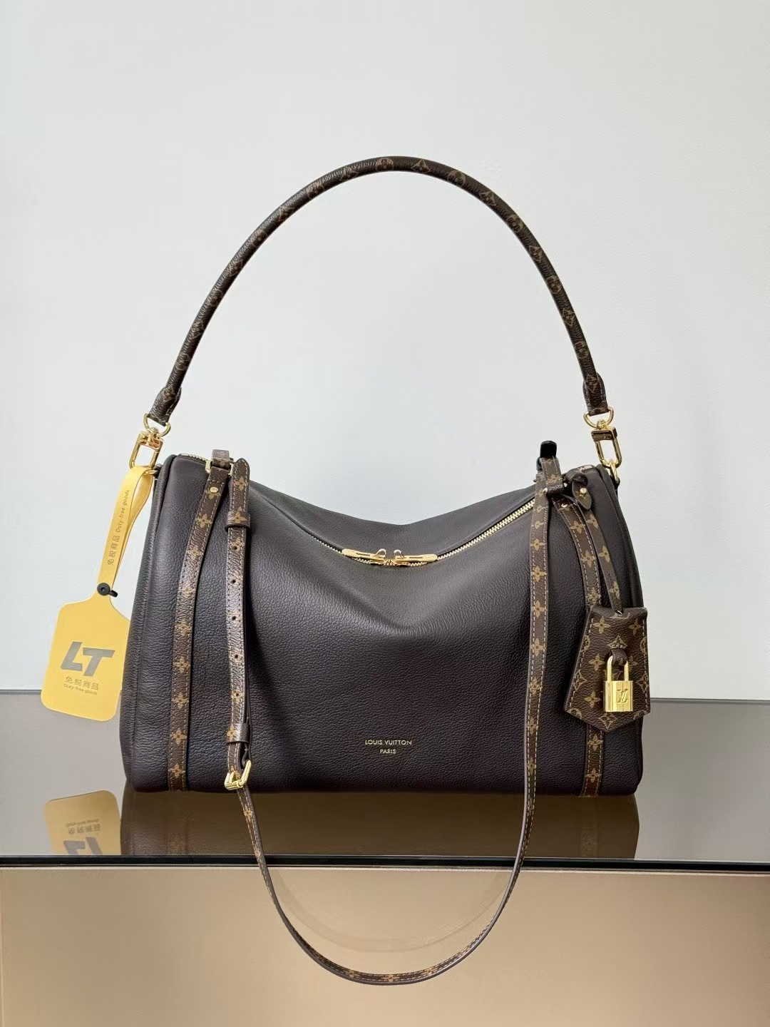 Louis Vuitton Express MM Mahogany Suede calfskin leather M2A081 TOP