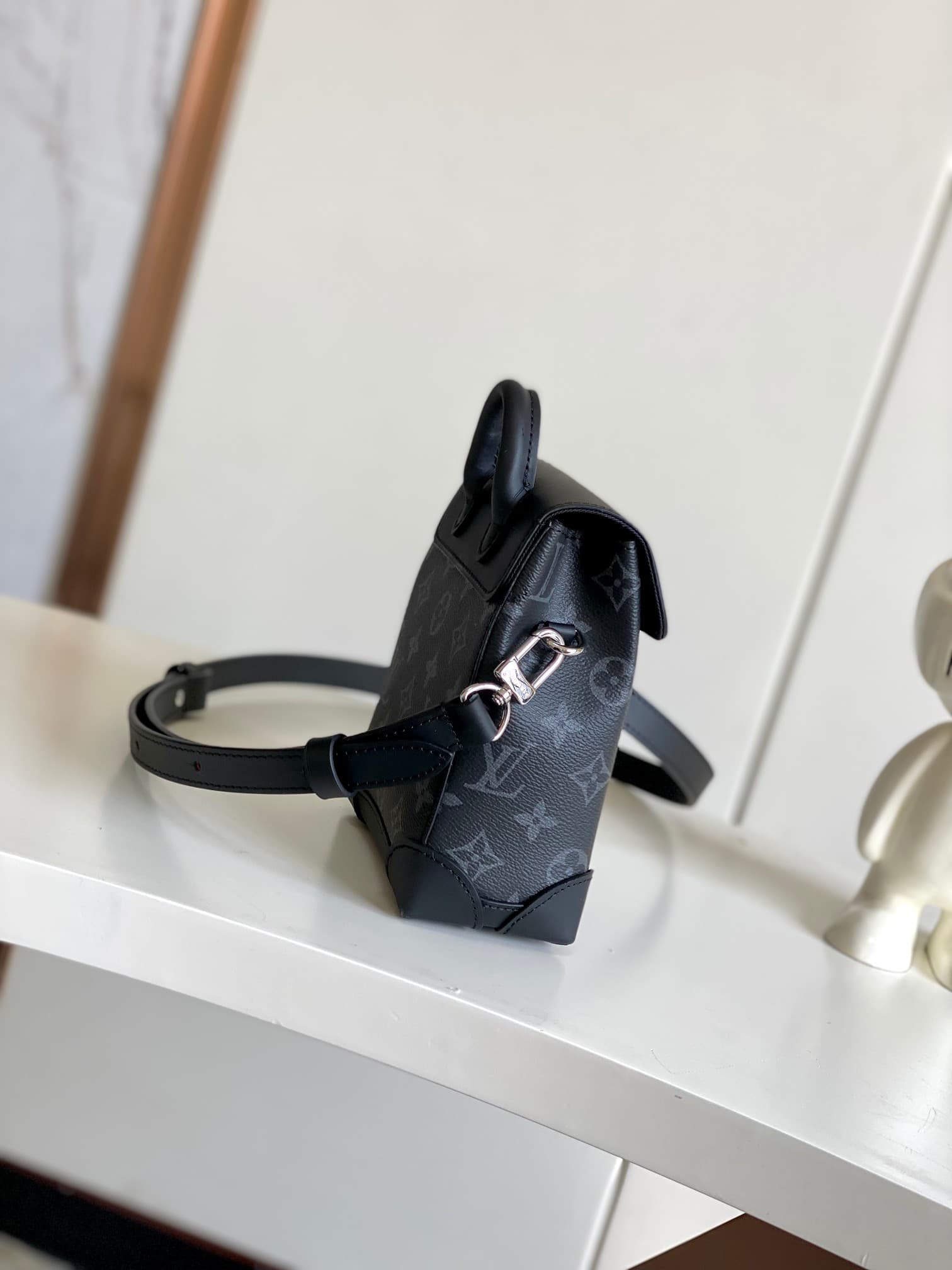 Louis Vuitton Nano Steamer Monogram Eclipse M82774 High