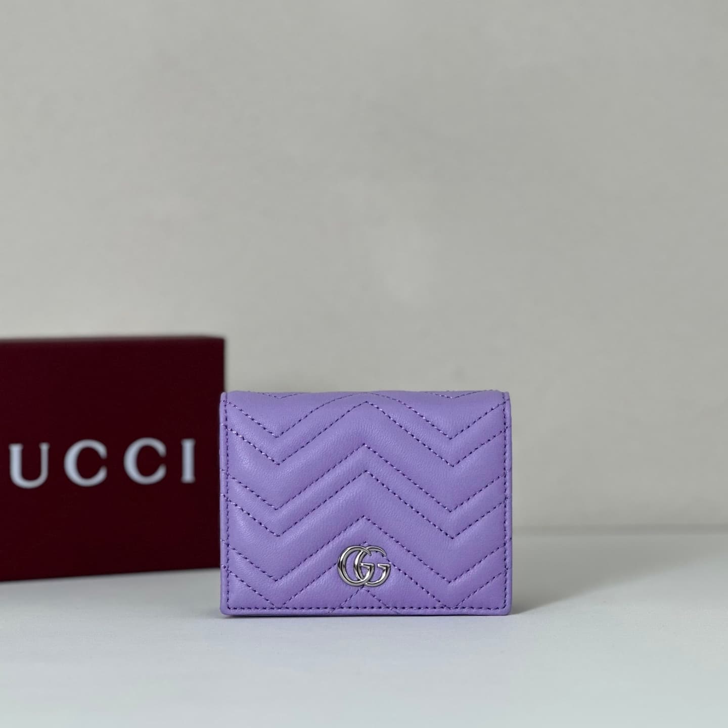 Gucci GG Marmont Small Wallet Purple 466492 High