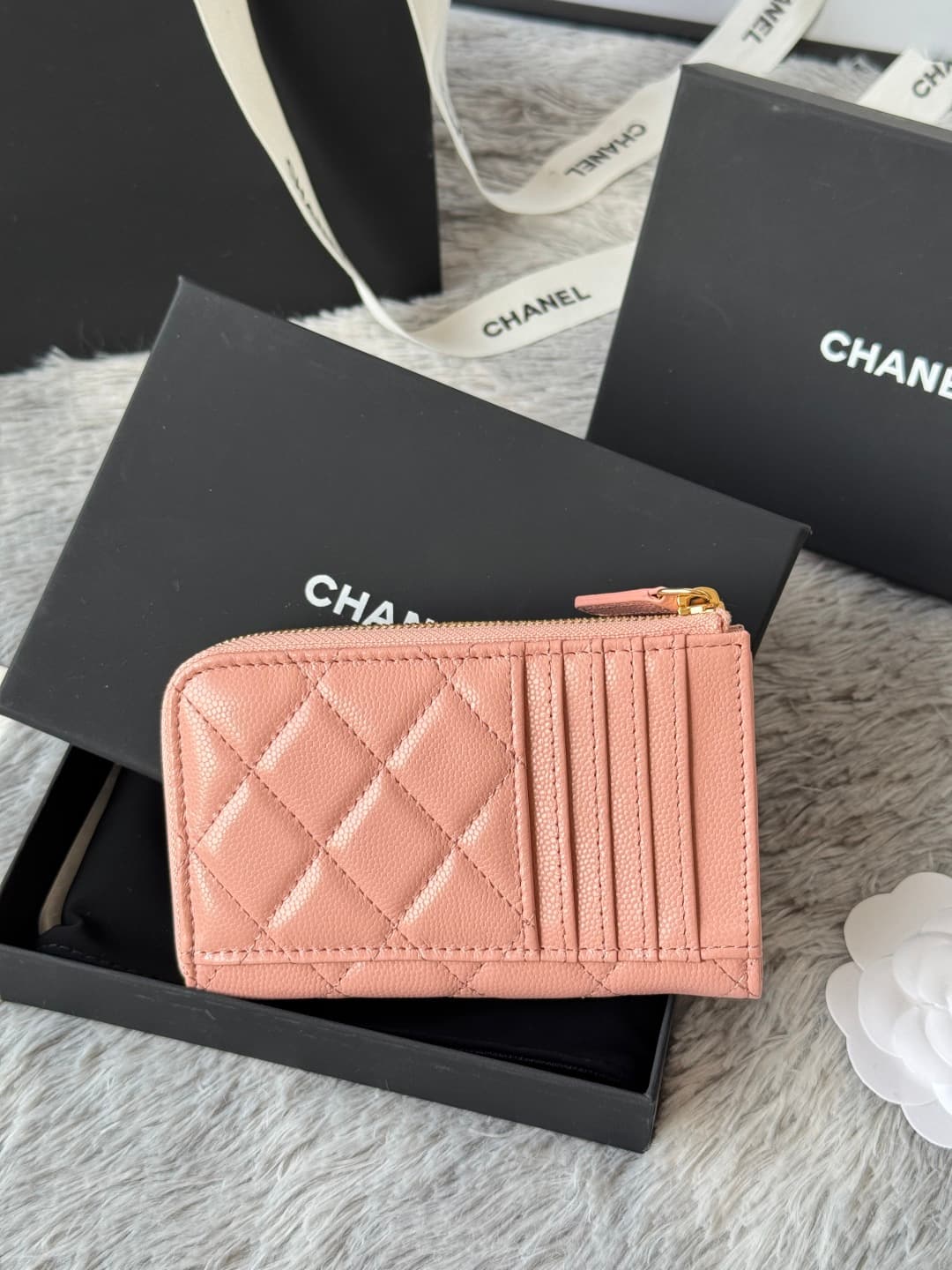 Chanel Classic Zipped Card Holder AP3179 A