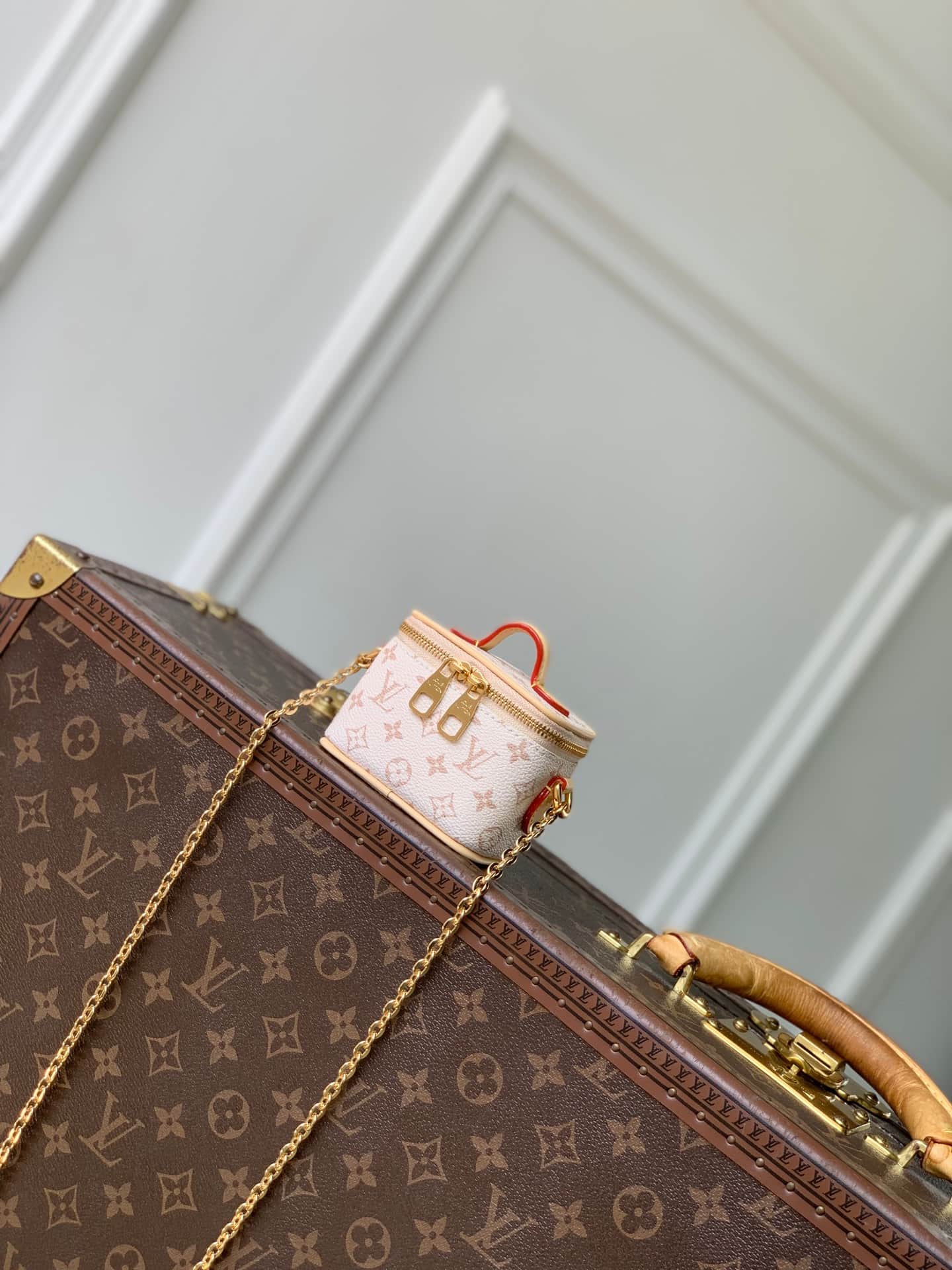 Louis Vuitton Micro Vanity Case Dune Beige Monogram coated canvas M03812 High