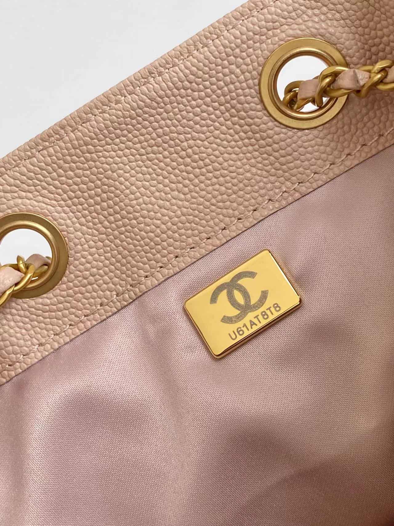 Chanel 25 Medium Hobo Medium handbag AS5311 Grained Calfskin & Gold-tone Metal Light Pink A