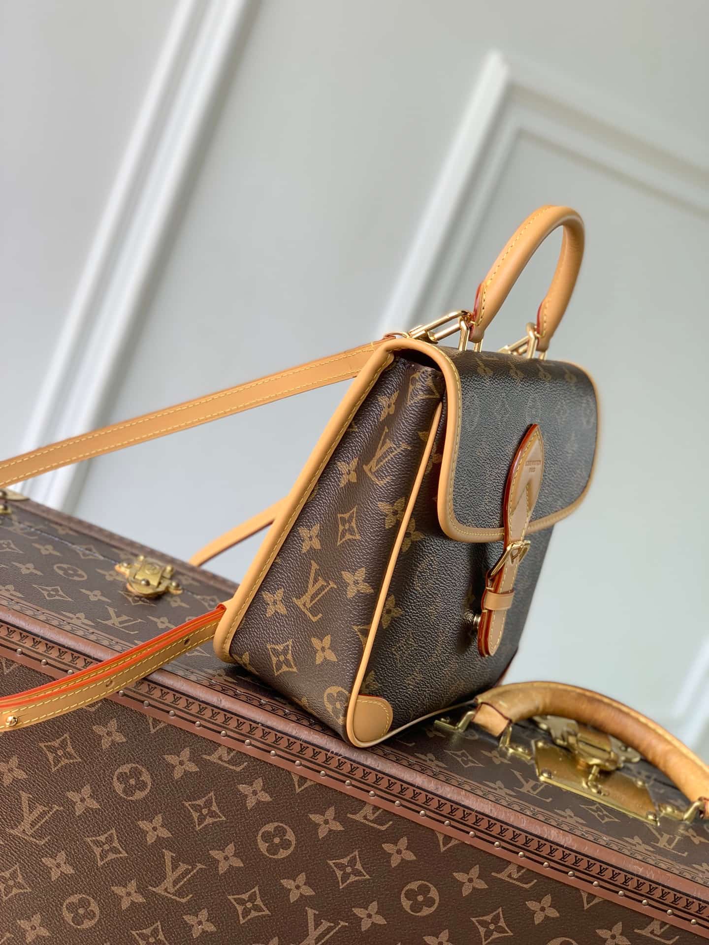 Louis Vuitton DIANE Backpack Monogram coated canvas M29766 High