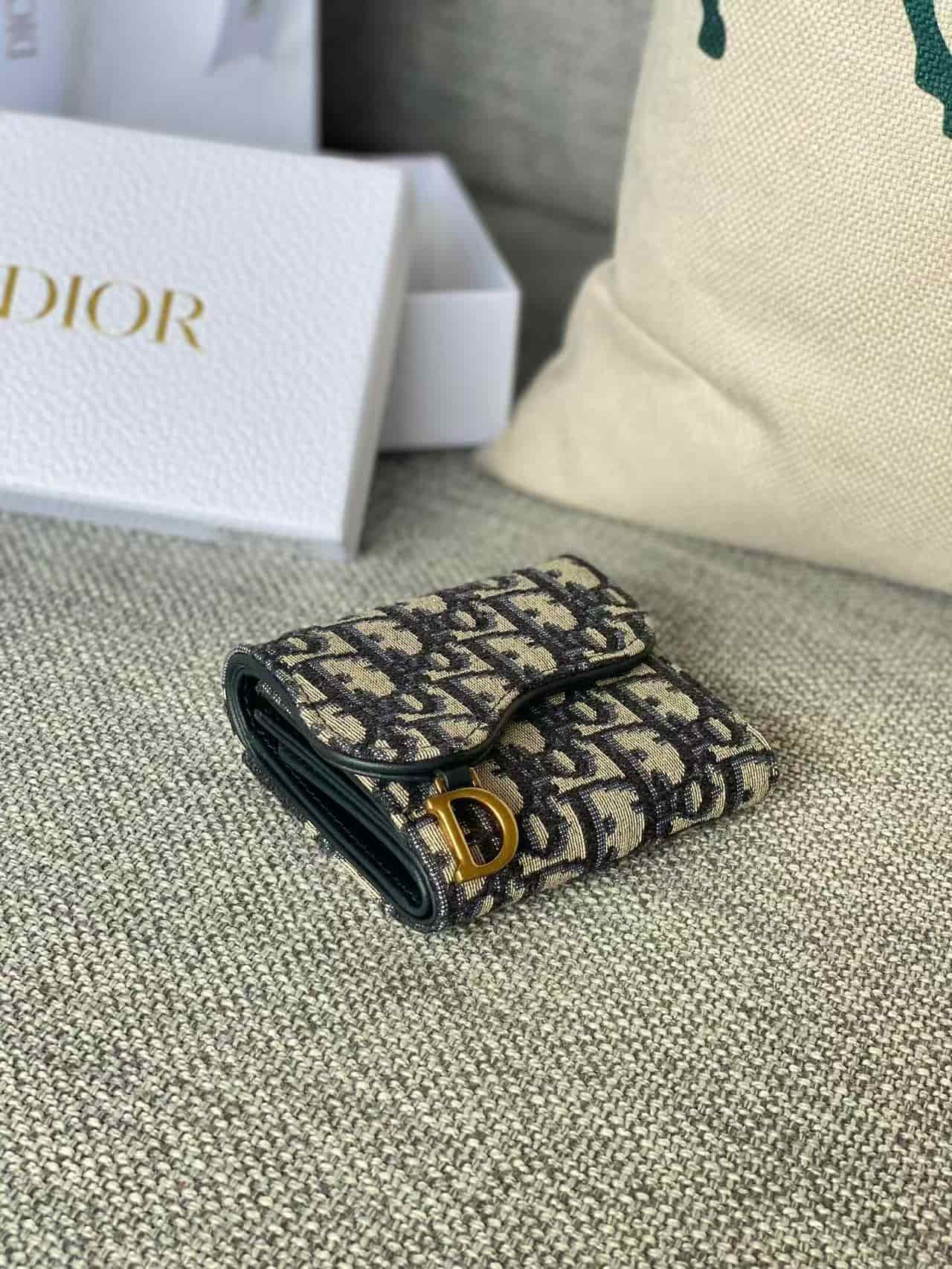 Dior SADDLE LOTUS WALLET High