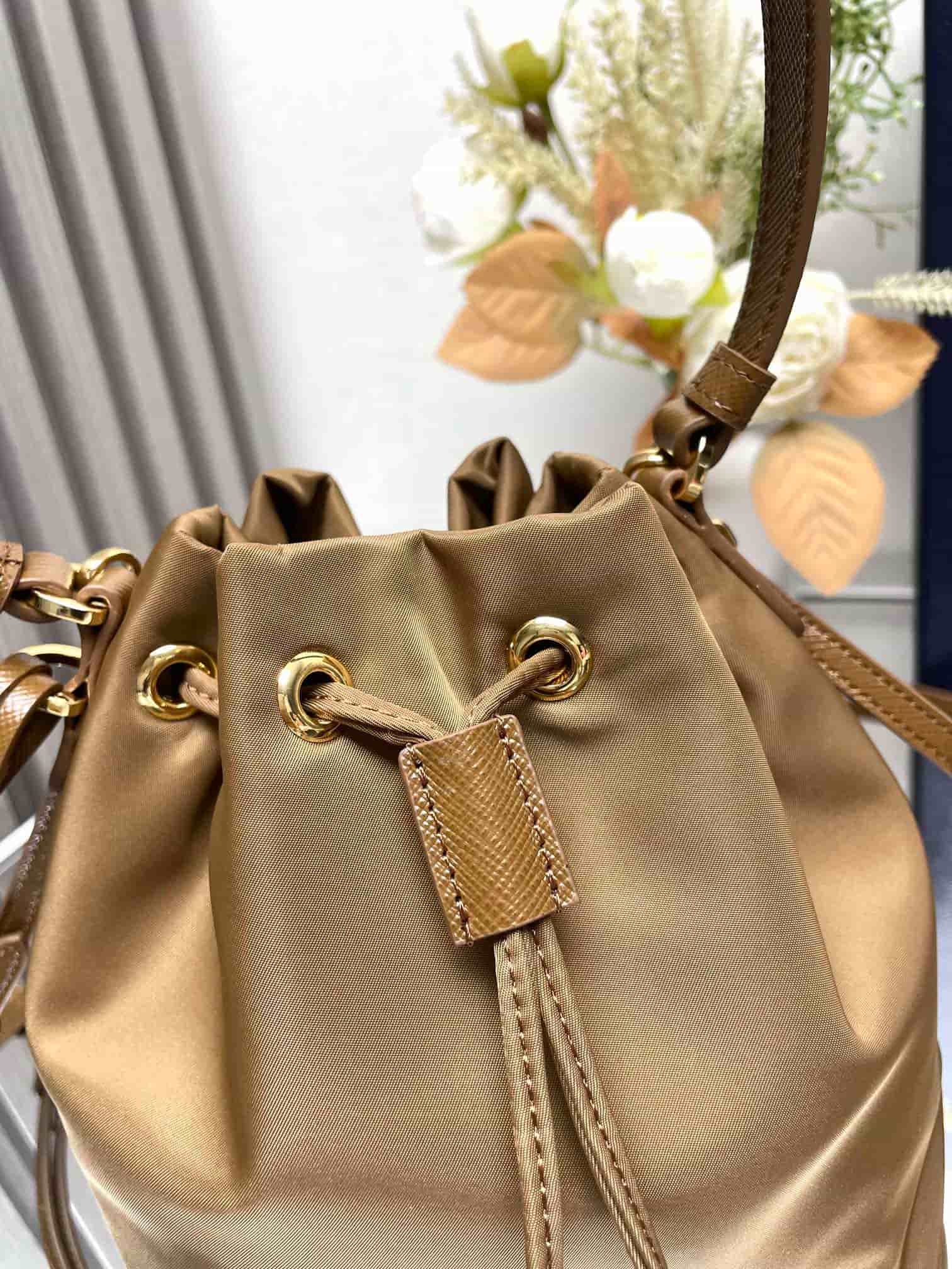 Prada Re-Edition 1978 Re-Nylon mini-bag 1BE067 Camel High
