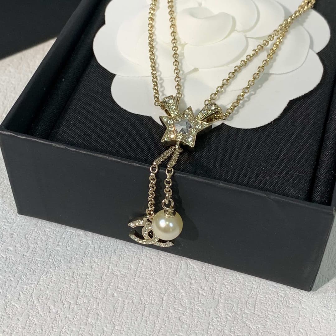Chanel Gold-tone Necklace High