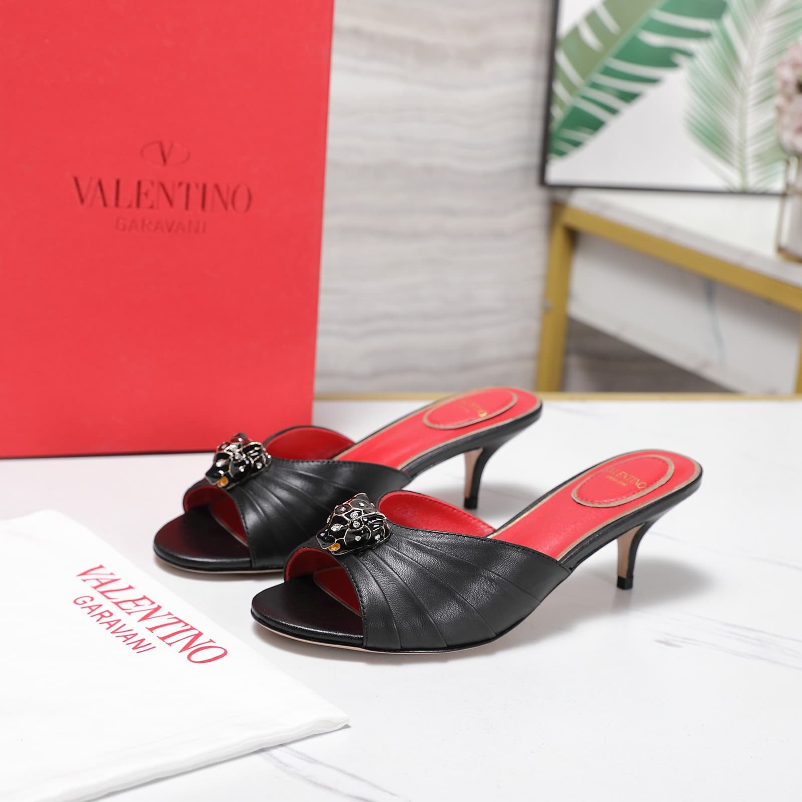 Valentino Garavani Panthea Goatskin Pumps Women