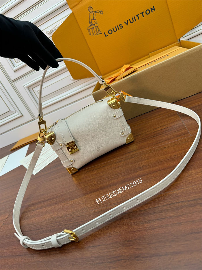 Louis Vuitton SIDE TRUNK PM Grained calf leather M25 Top