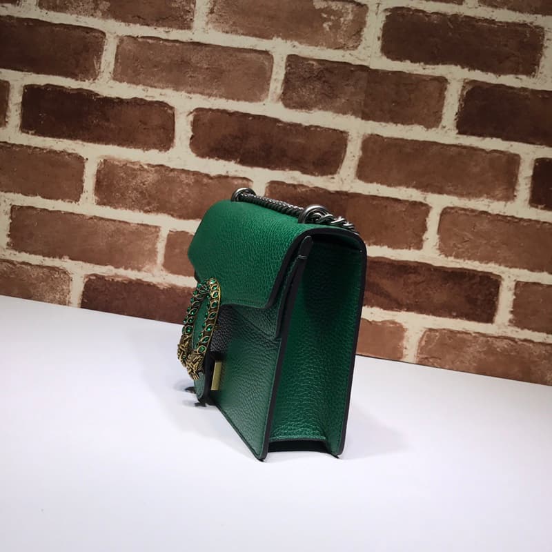 Dionysus Leather mini Bag 421970 Green High