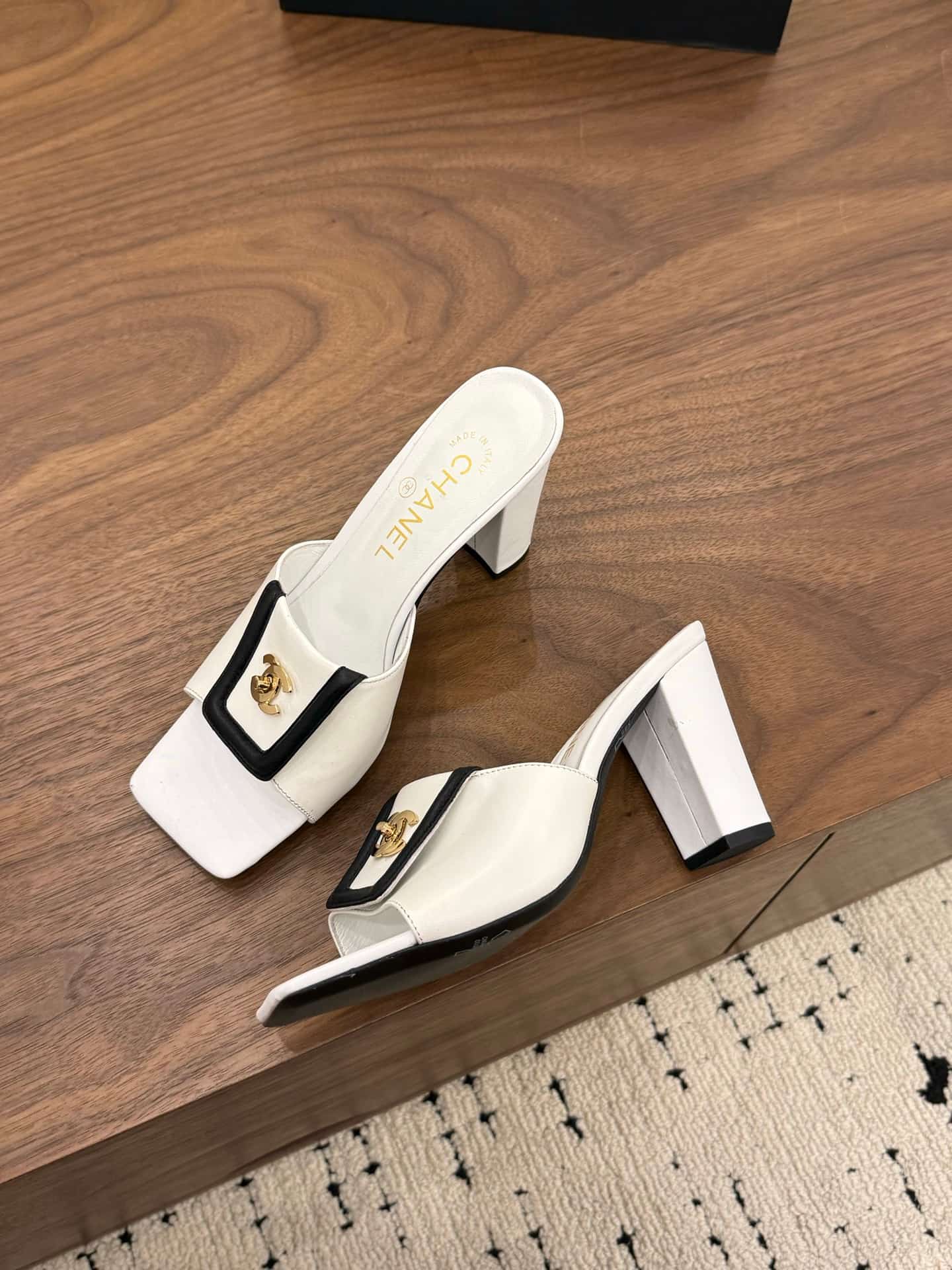Chanel Square-toe Mules Women