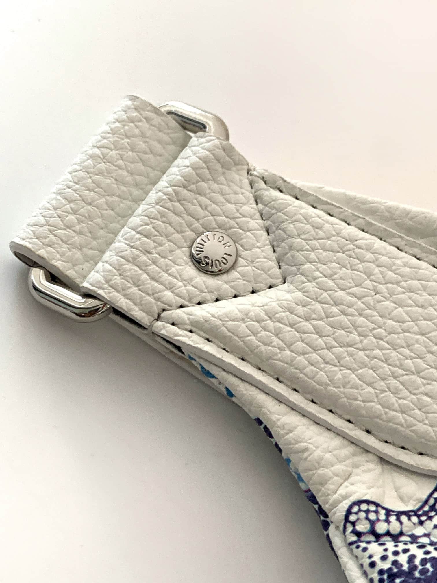 Louis Vuitton x Yayoi Kusama Maxi Bumbag in white Taurillon Monogram leather M21680 High