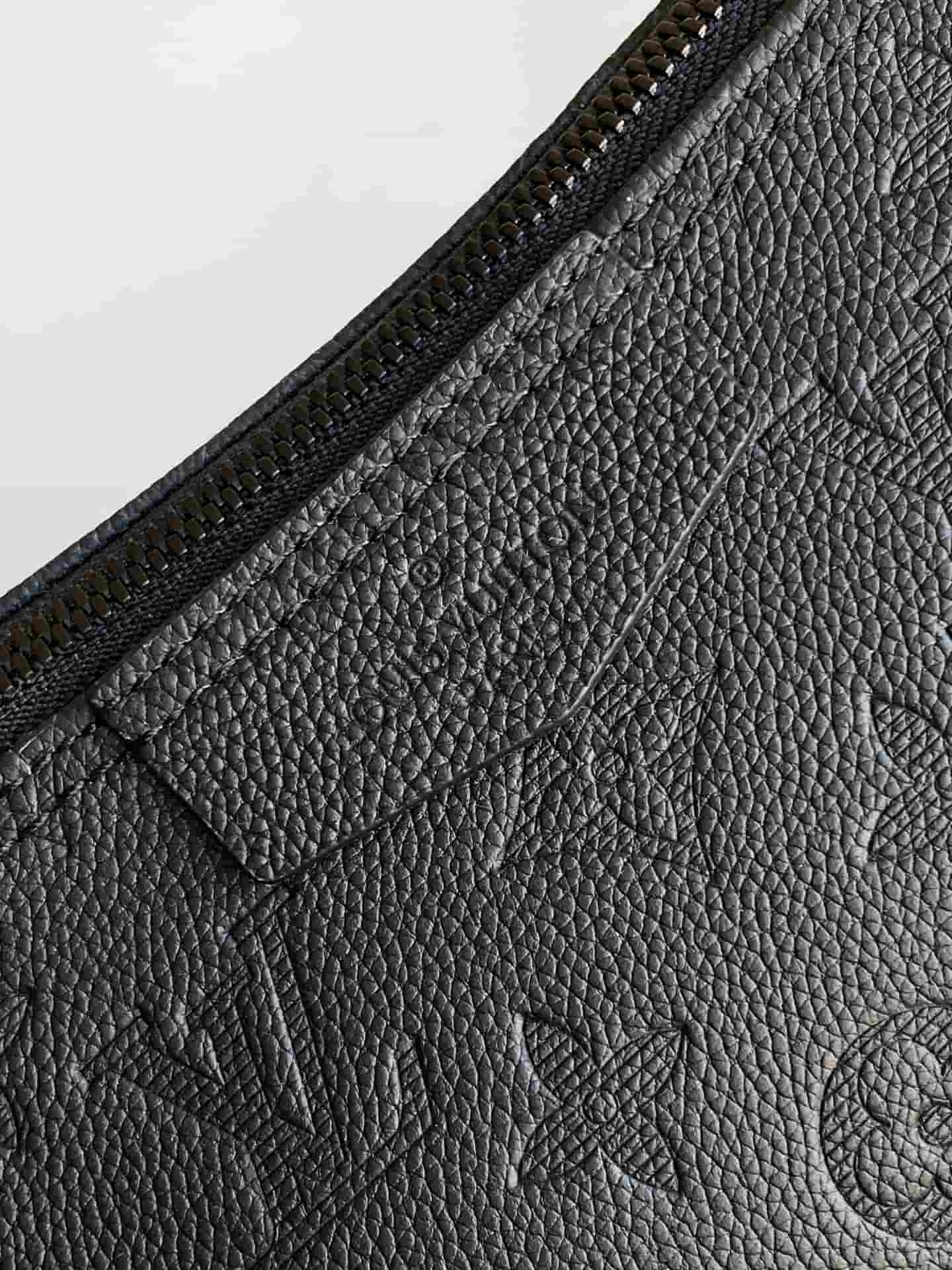 Louis Vuitton Hobo Hamac Bag Black Monogram Shadow embossed leather M12850 High