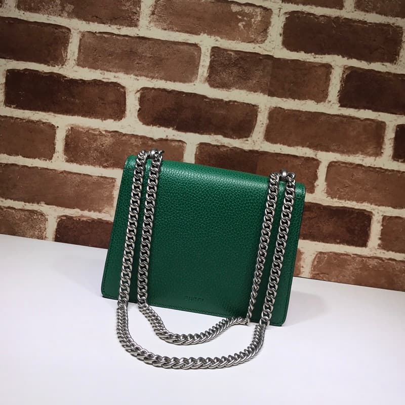 Dionysus Leather mini Bag 421970 Green High