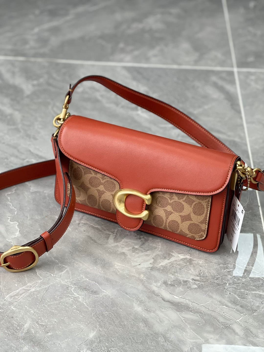 Coach Tabby 26 Shoulder Bag In Signature Canvas High