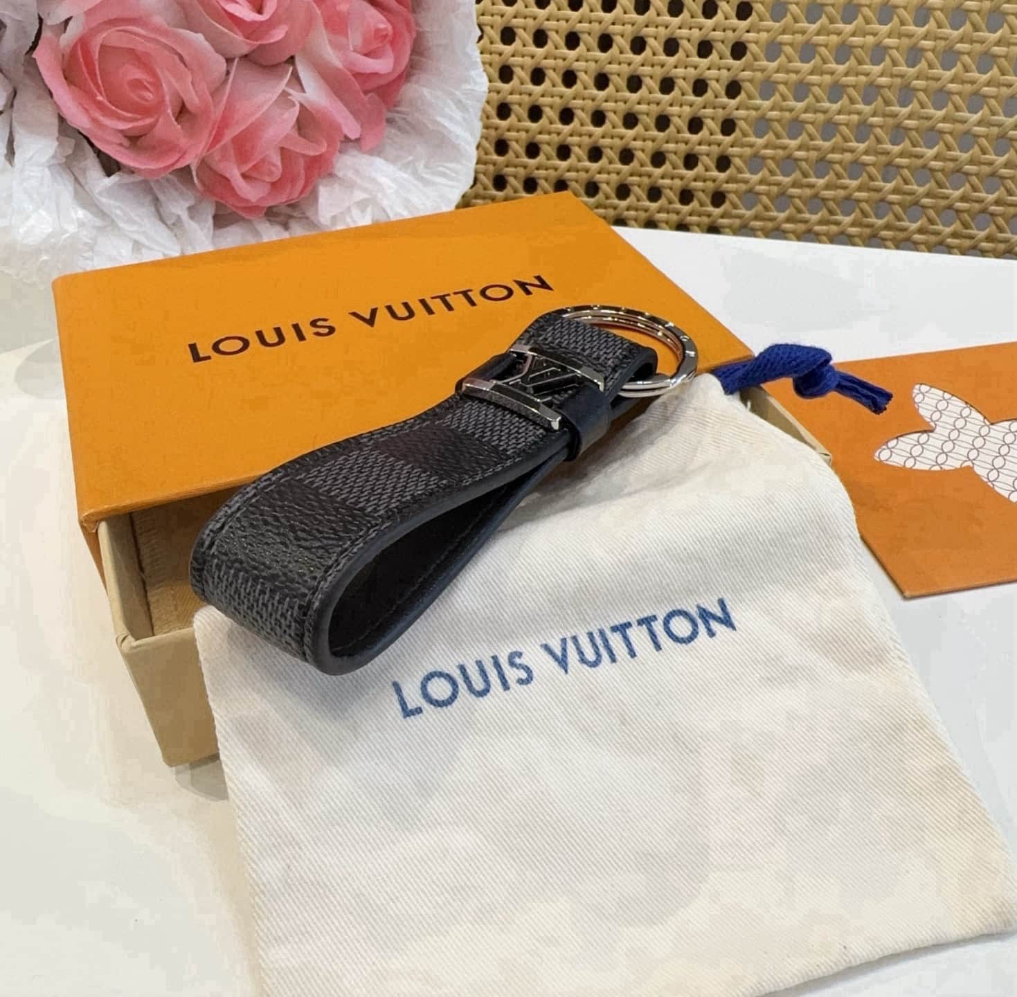 Louis Vuitton bag keychain Charm