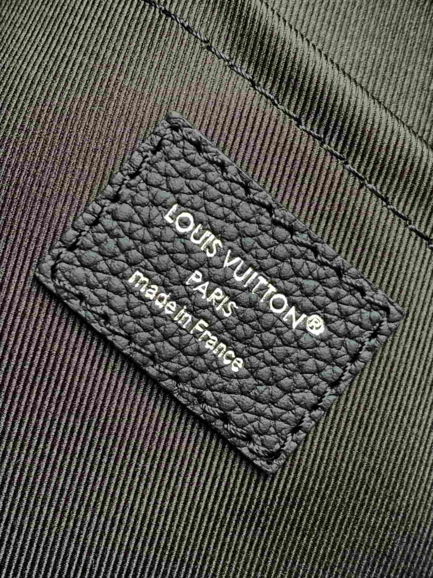 Louis Vuitton Keepall Bandoulière 25 Damoflage Black coated canvas M14919 High