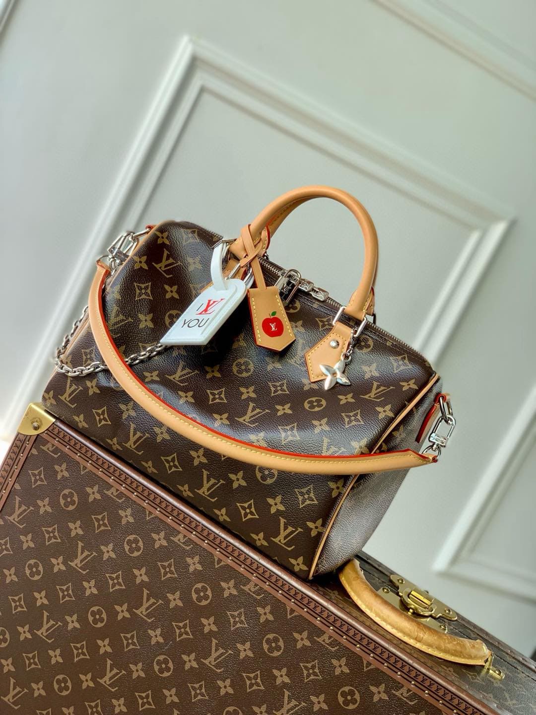 Louis Vuitton 57th Street NYC Speedy Soft 30 Monogram Coated canvas M12803 High