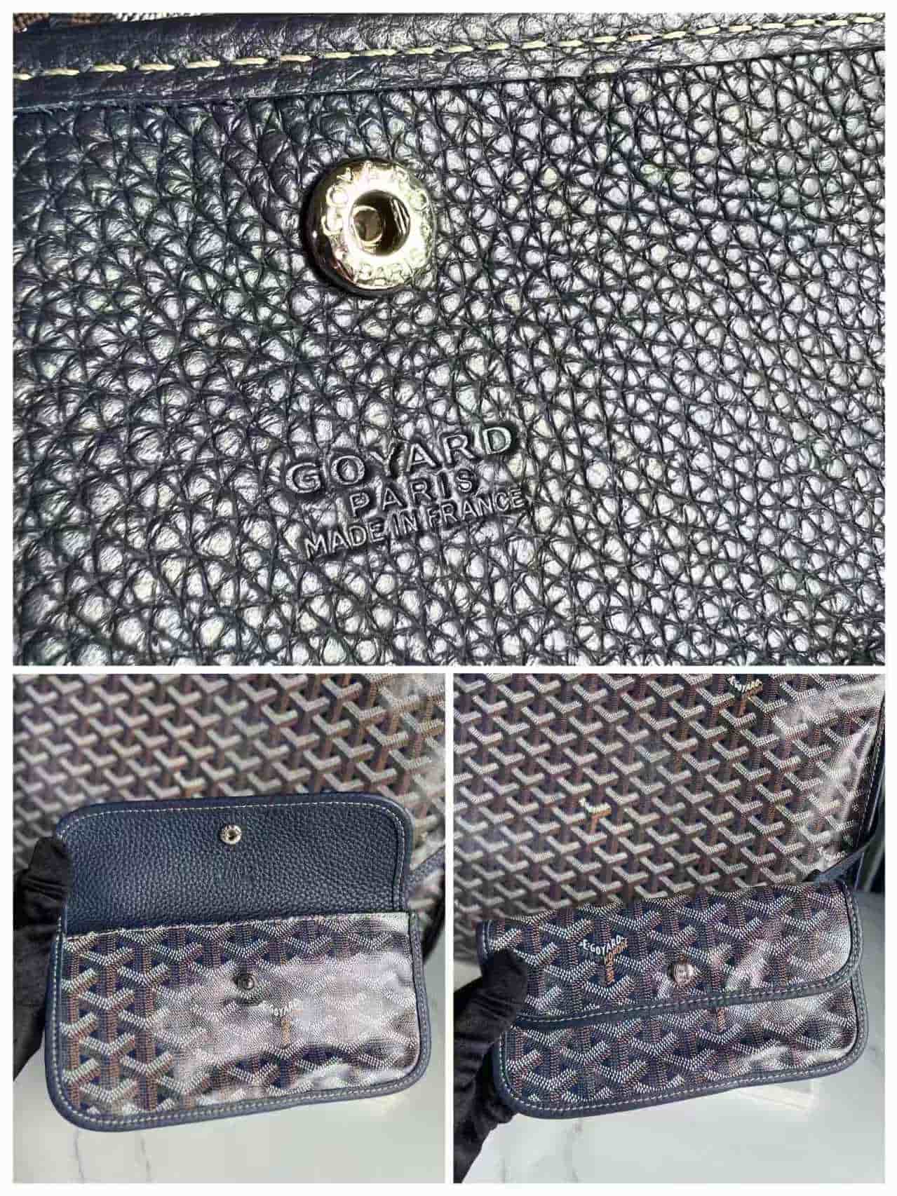 Goyard Hardy PM tote bag Navy blue High