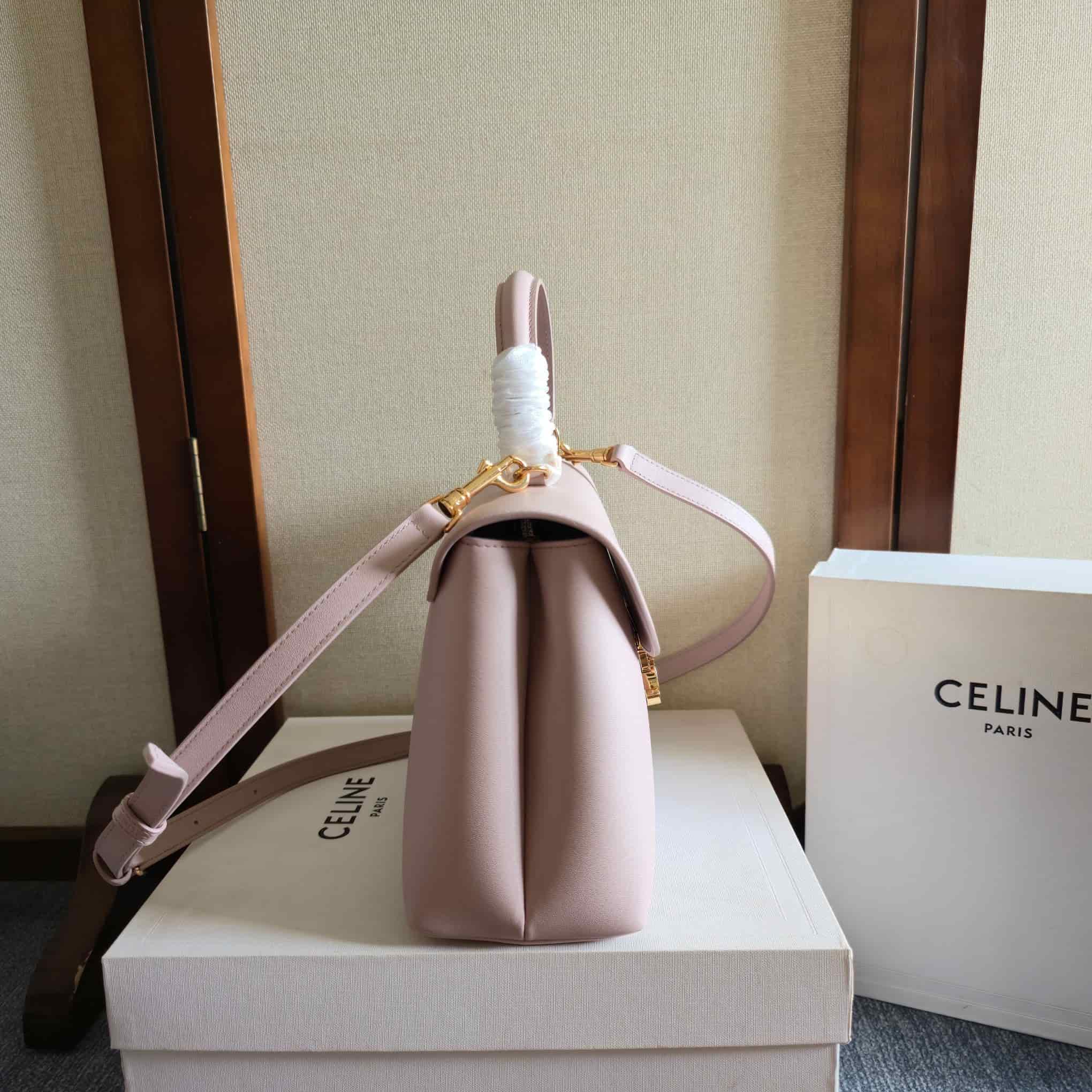 Celine Small Nino bag in Light Pink Supple Calfskin High
