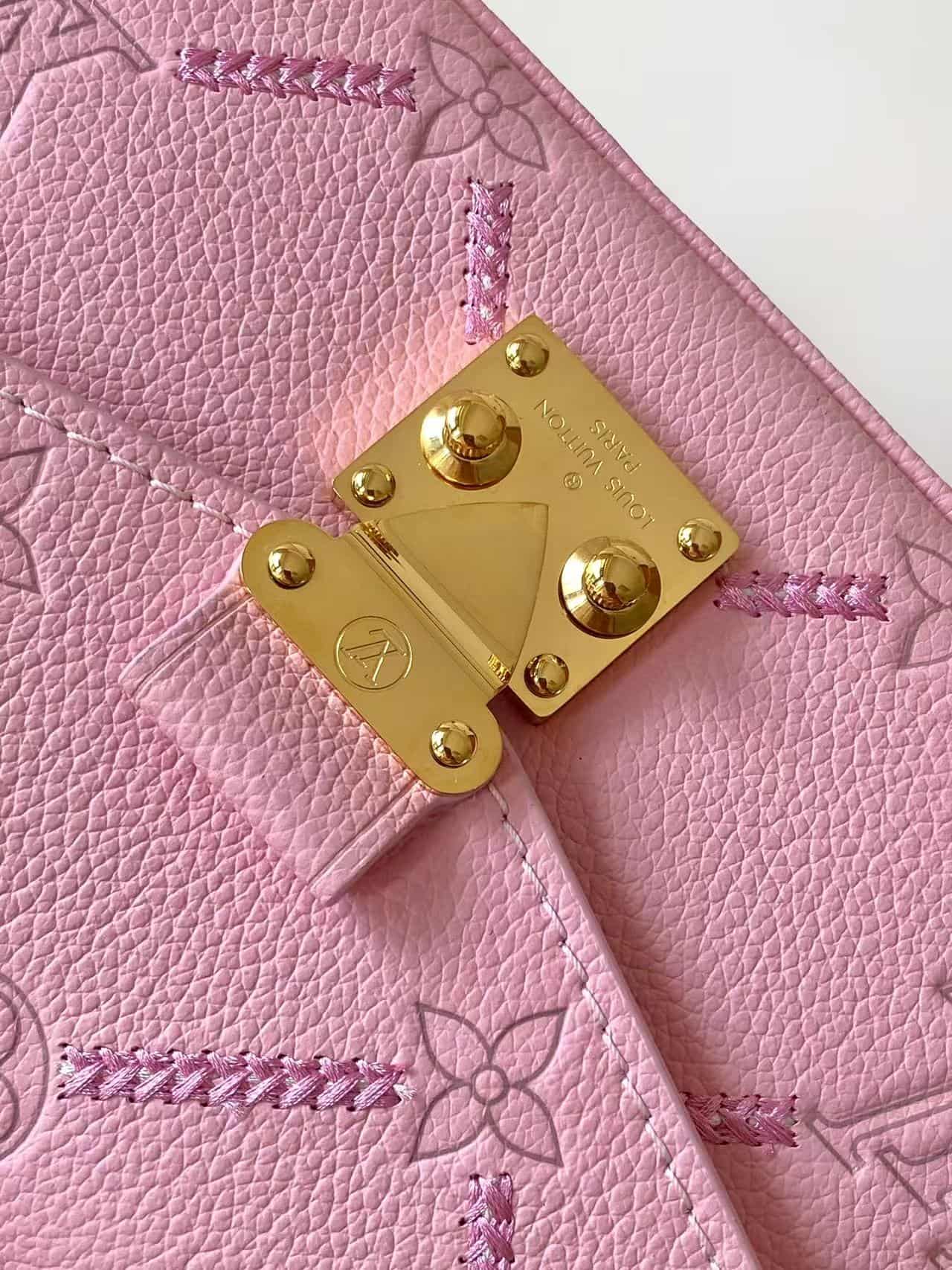 Louis Vuitton Pochette Métis East West Light Bliss Couture Monogram Empreinte Leather M29488 High