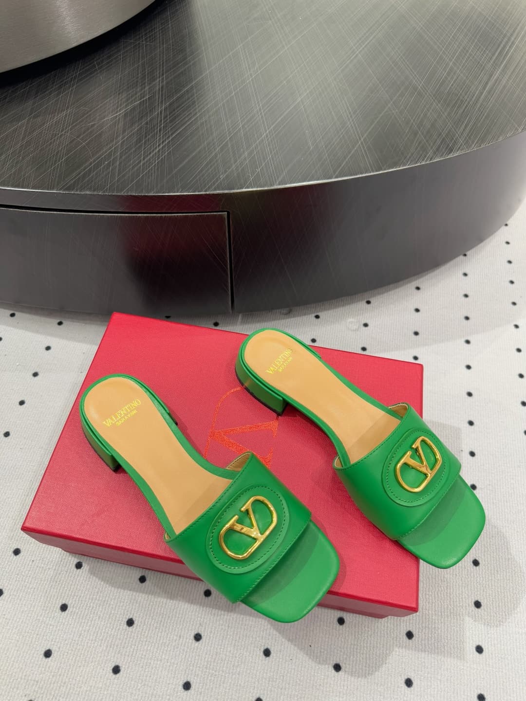 Valentino Vlogo Signature Slide Sandal Shoes Women