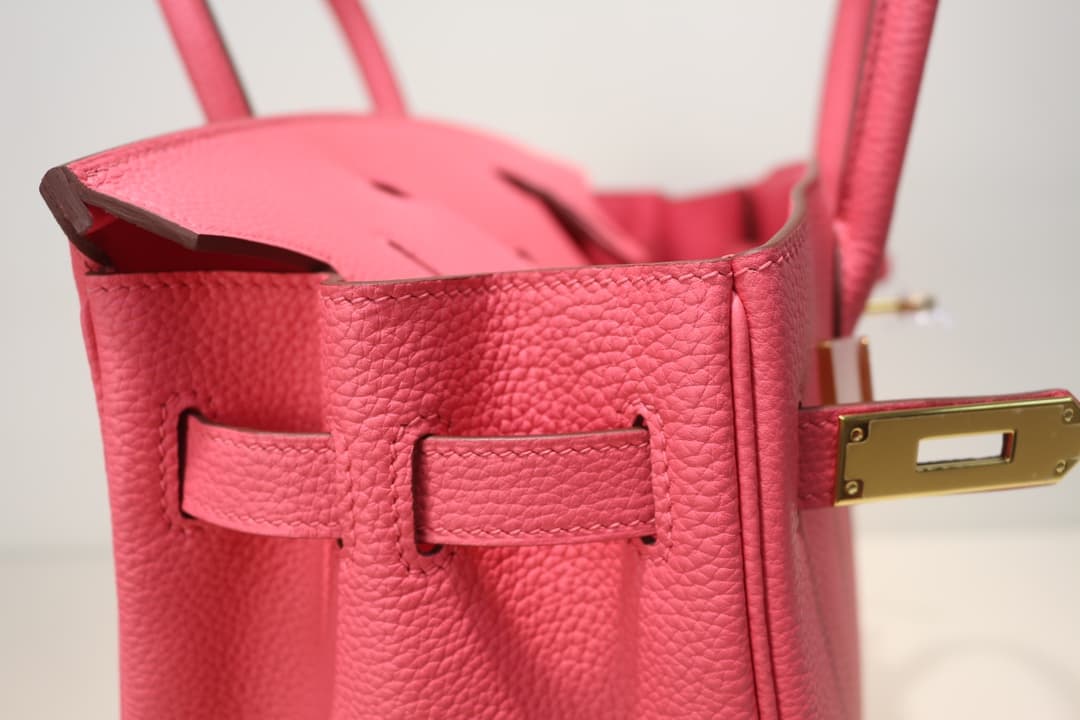 Hermes Birkin 25/30/35cm Bag Togo Leather In Rose ELipstick WAX High