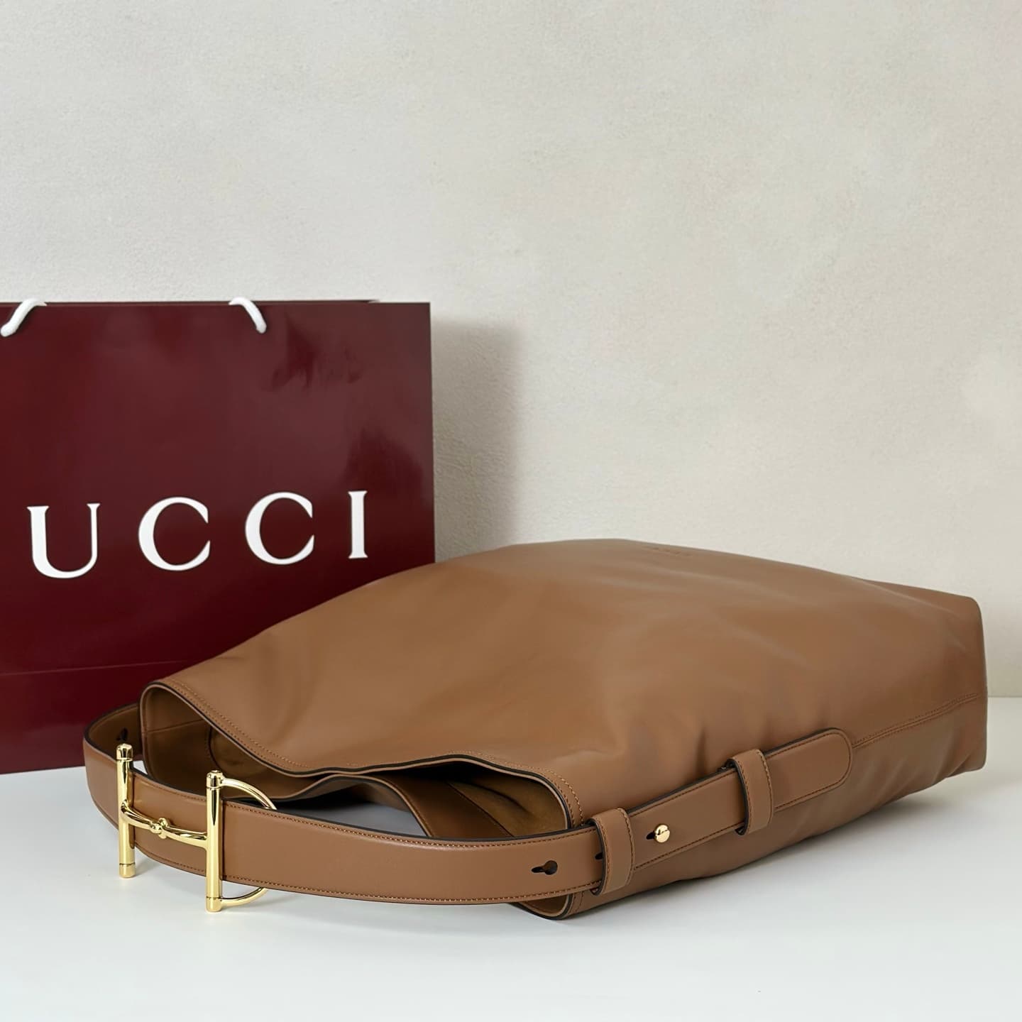 Gucci Beatrix large tote bag 850546 brown leather High