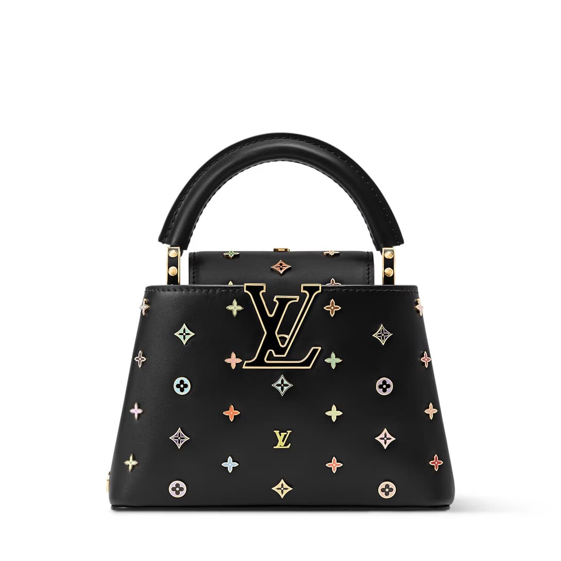 Louis Vuitton x TM Capucines Mini Black Cowhide leather M27637 TOP
