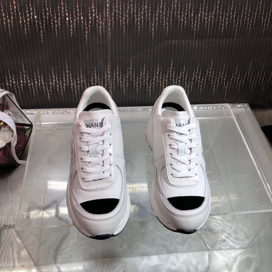 Chanel Sneakers Mixed fibers shiny calfskin suede calfskin Women