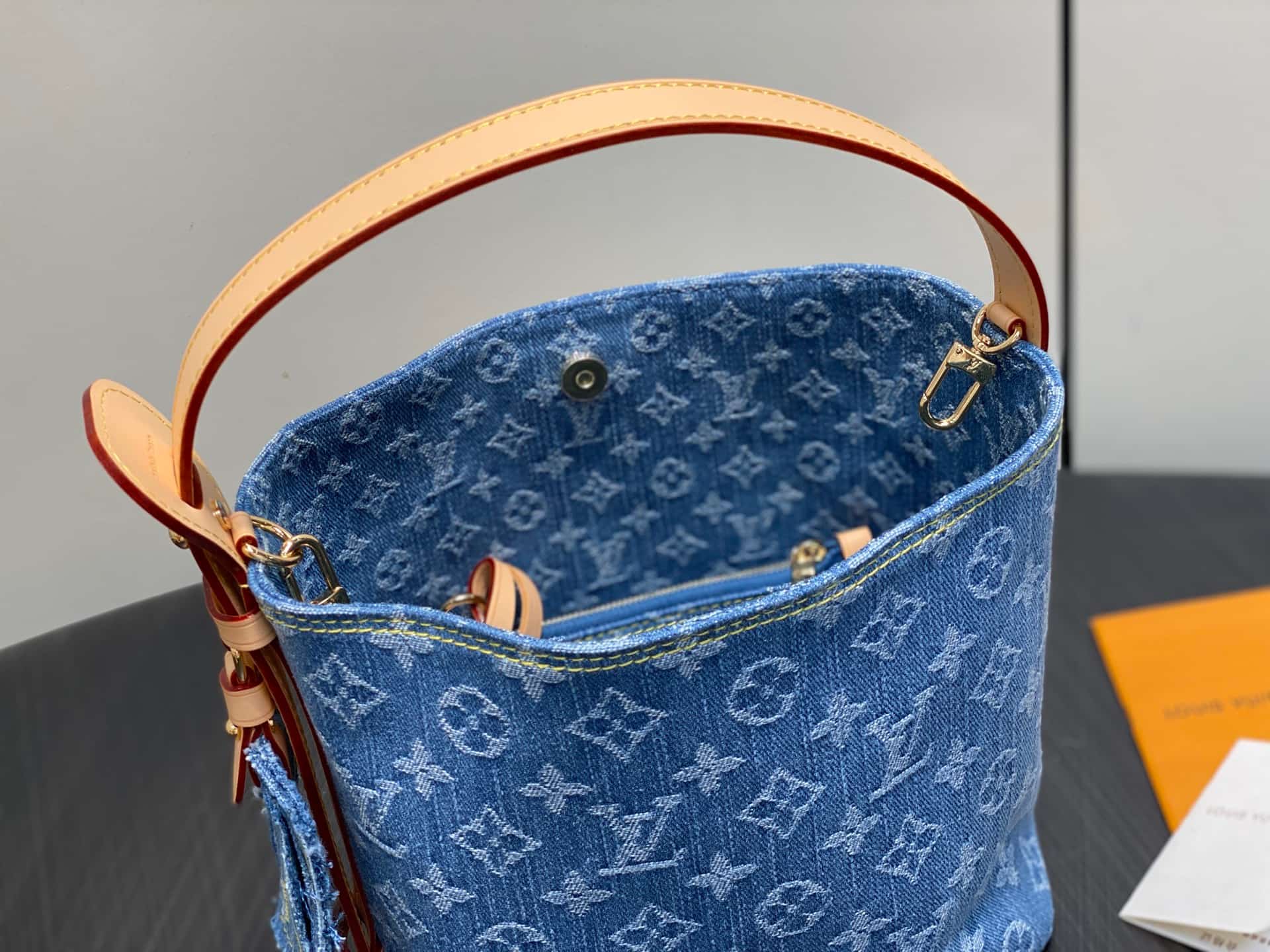 Louis Vuitton All In BB Monogram Blue Denim M28107 High