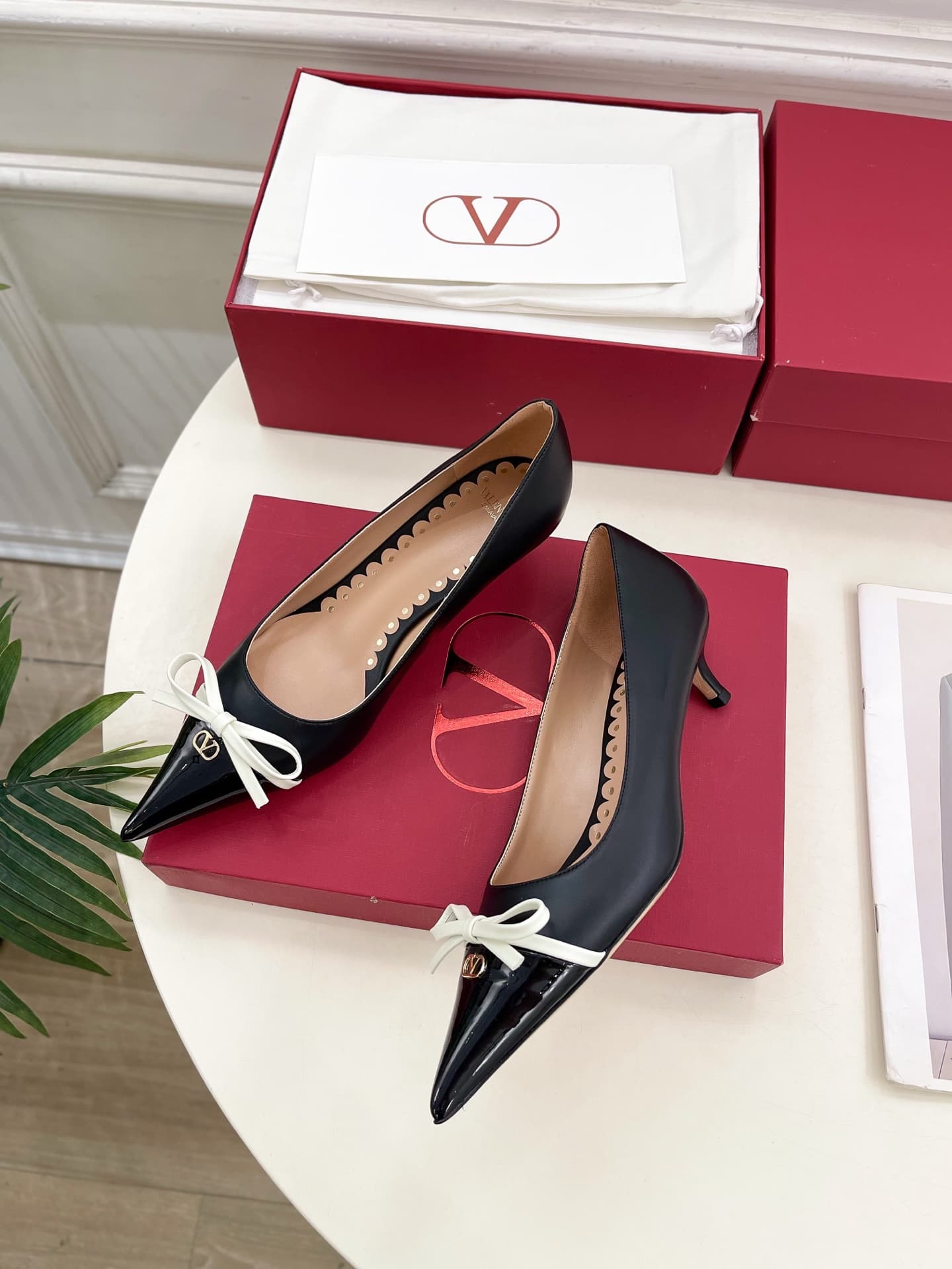 Valentino Bepointy Slingback Pumps Shoes Low Women