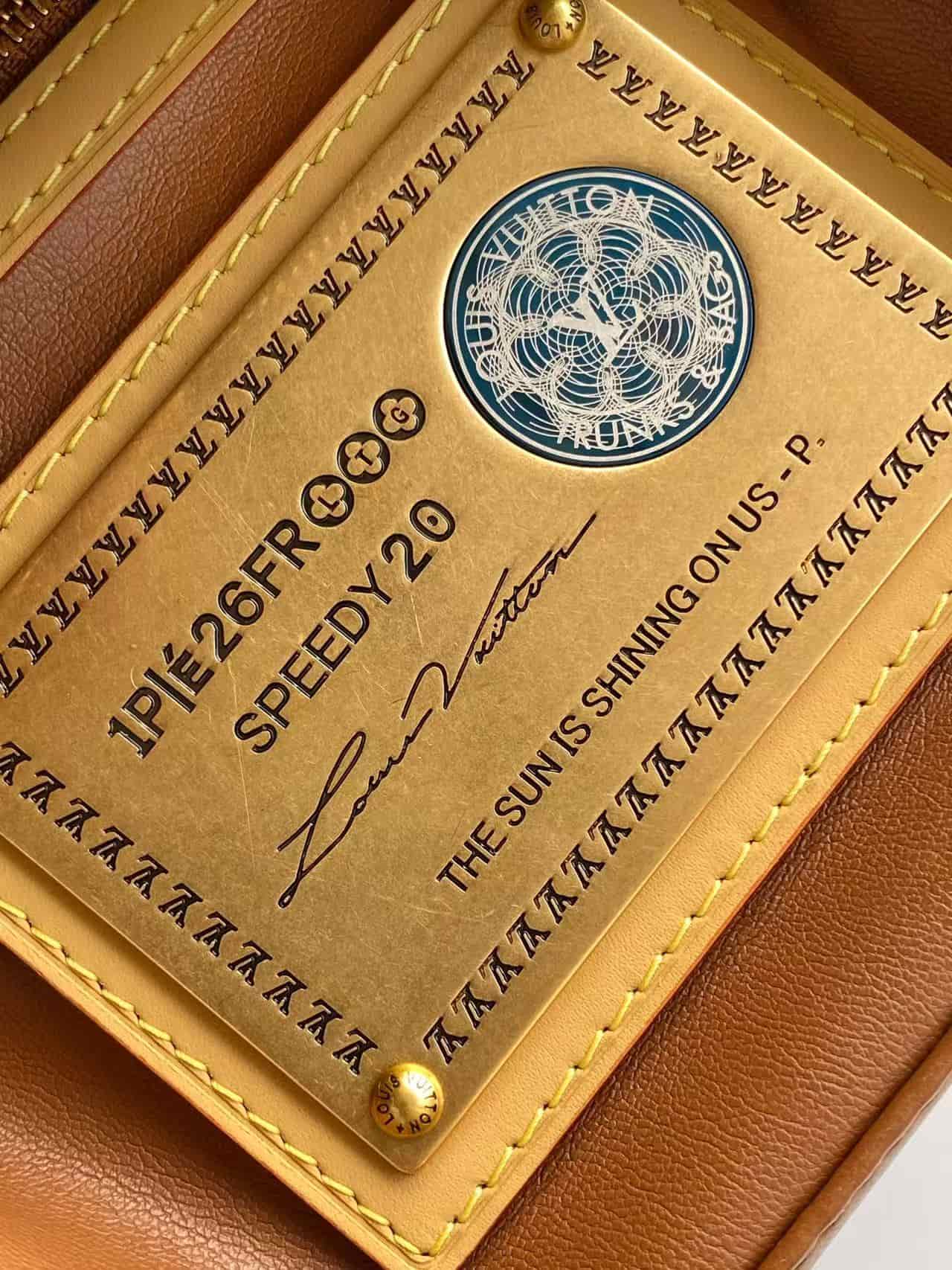 Louis Vuitton Speedy P9 Bandoulière 20 Blue Calfskin leather M28185 High