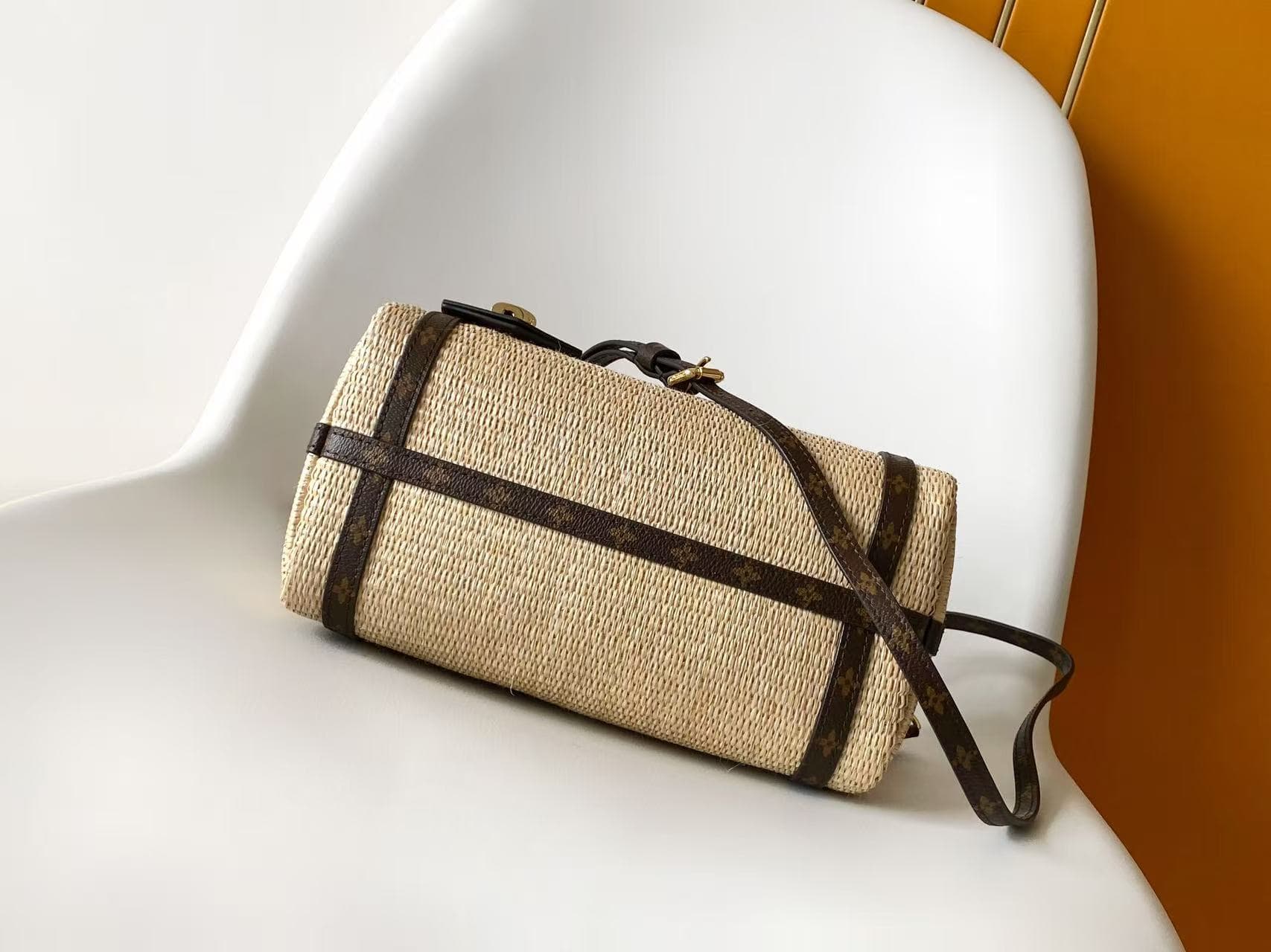 Louis Vuitton Express PM Raffia-effect textile M29552 High