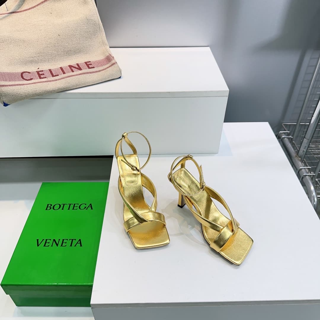 Bottega Veneta Riva Heeled Sandals