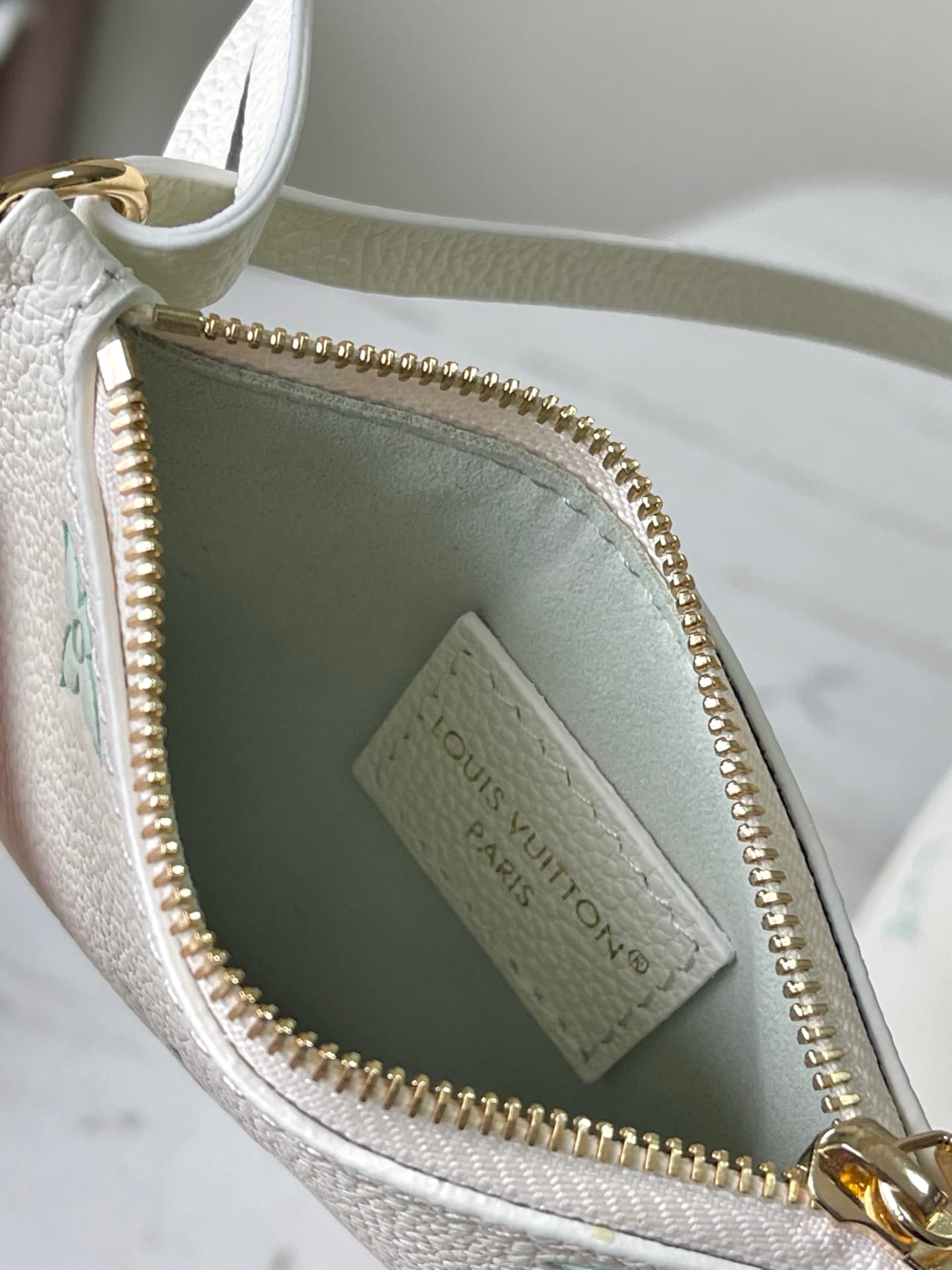 Louis Vuitton All In BB Milky White/Green Cowhide leather M27570 High